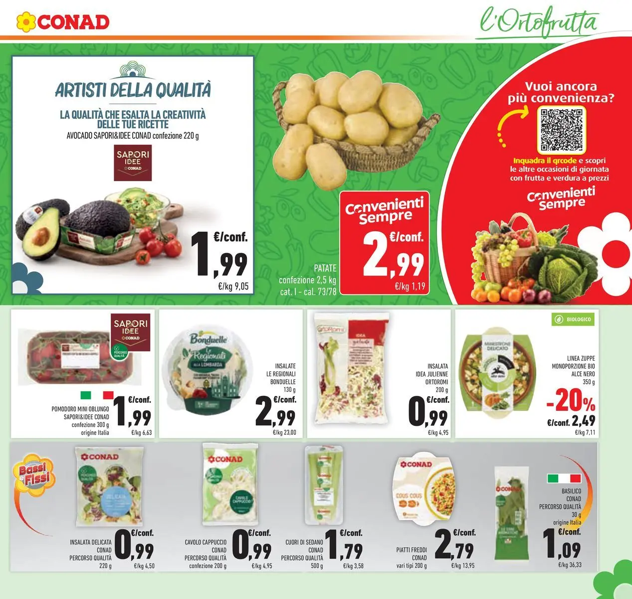 Volantino Conad dal 19/05/2026 > Anteprima | Pagina: 11 | Prodotti: Patate, Frutta, Pomodoro, Cavolo