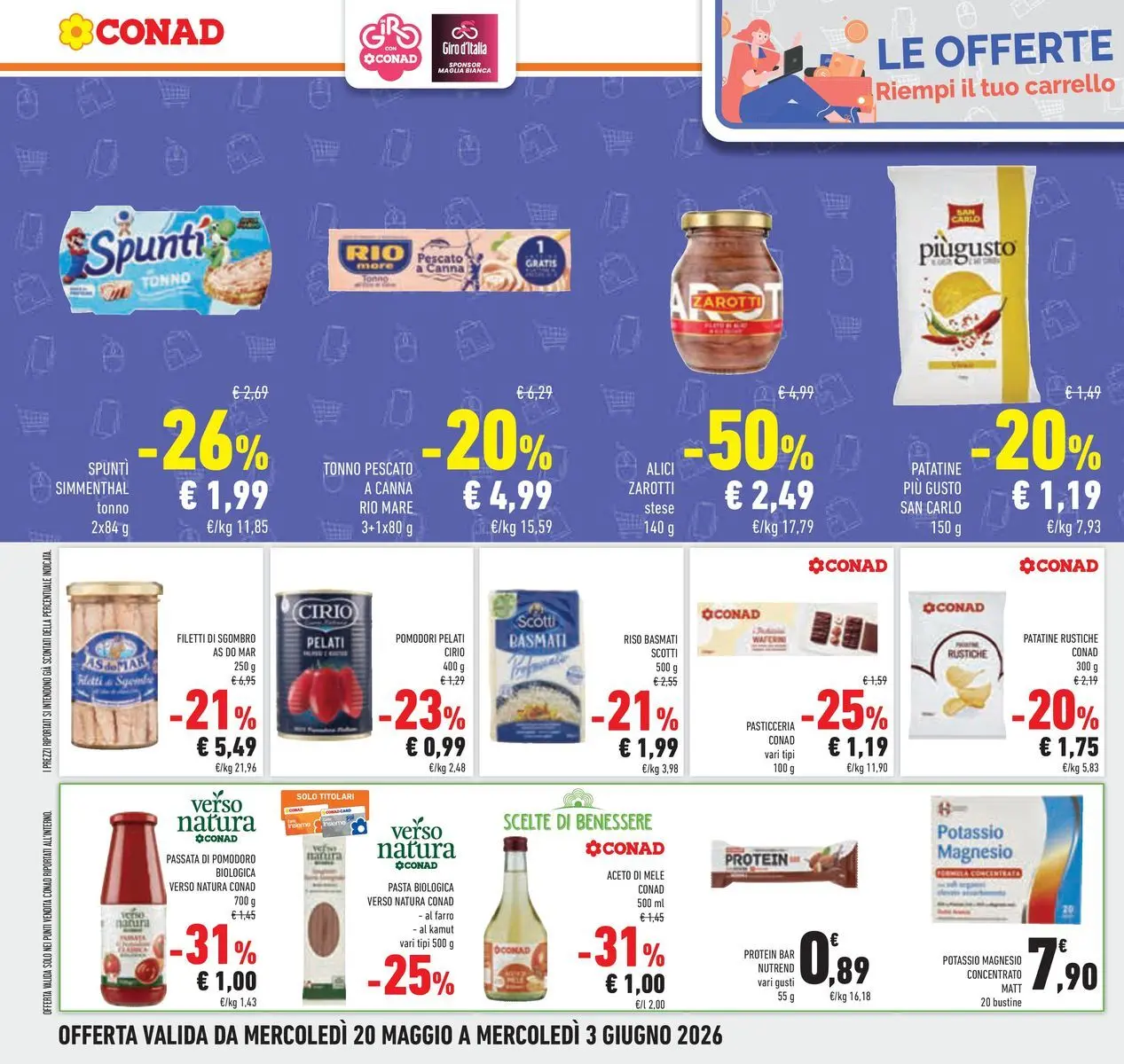 Volantino Conad dal 19/05/2026 > Anteprima | Pagina: 32 | Prodotti: Riso, Tonno, Sgombro, Alici