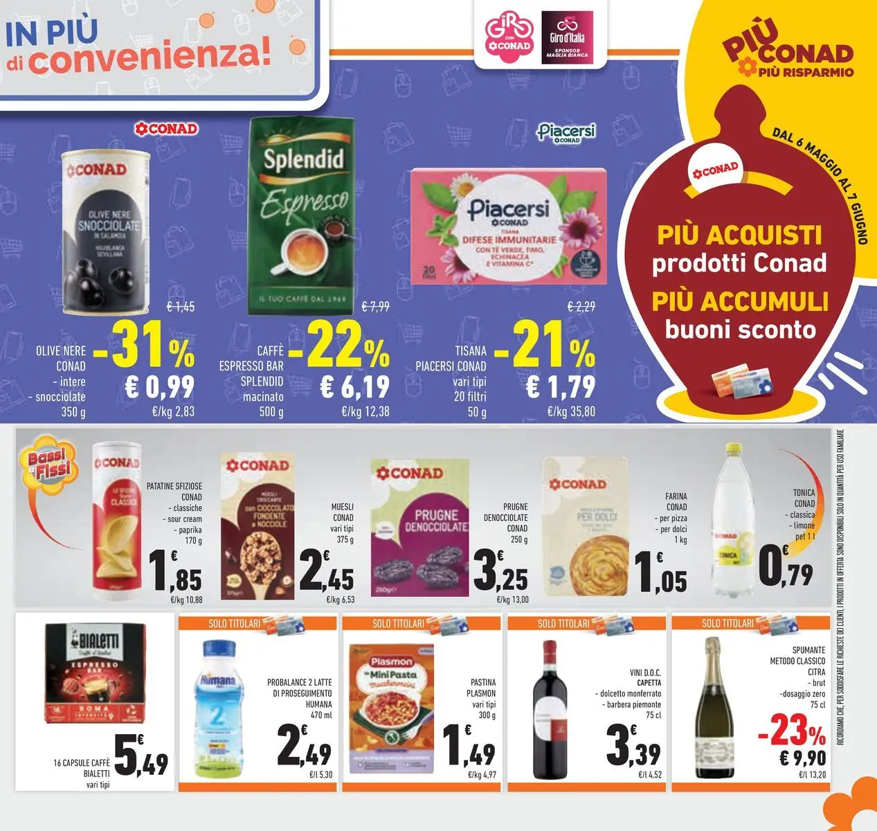 Volantino Conad dal 19/05/2026 > Anteprima | Pagina: 33 | Prodotti: Muesli, Patatine, Limone, Pasta