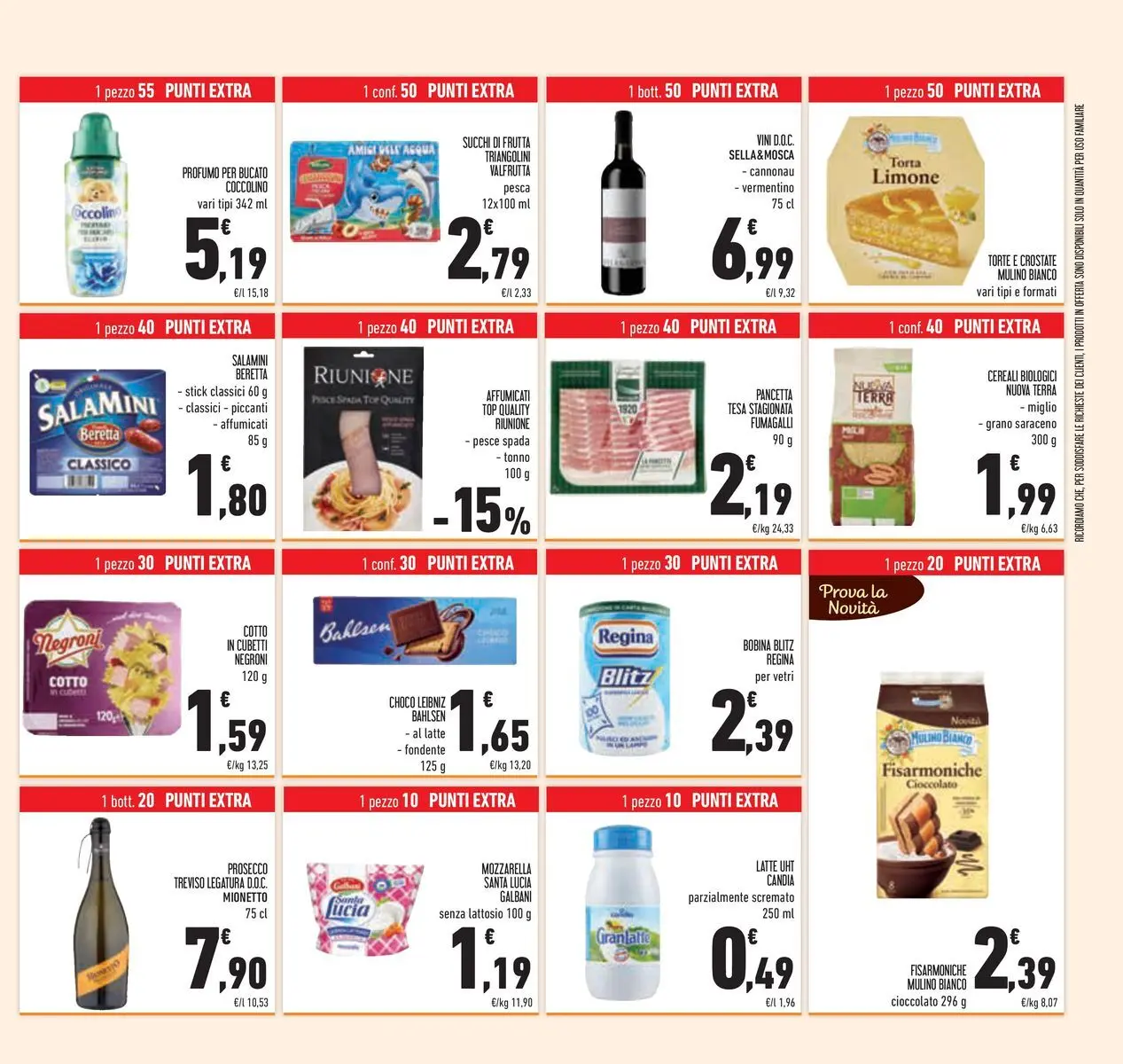Volantino Conad dal 19/05/2026 > Anteprima | Pagina: 39 | Prodotti: Prosecco, Frutta, Pesca, Pesce spada