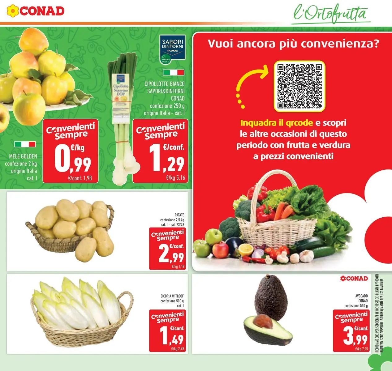 Volantino Conad dal 19/05/2026 > Anteprima | Pagina: 9 | Prodotti: Mele, Avocado, Patate, Frutta