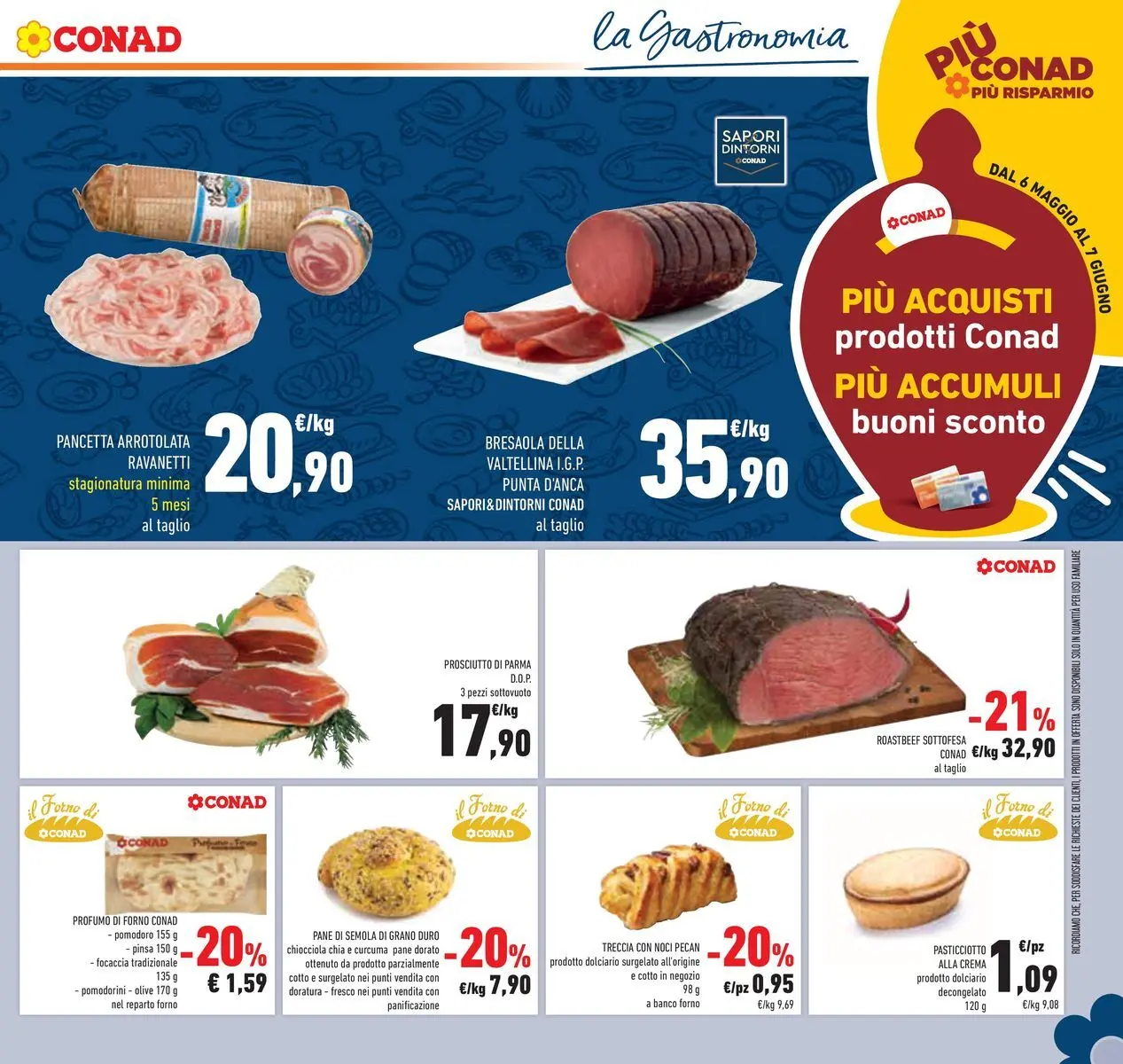 Volantino Conad dal 19/05/2026 > Anteprima | Pagina: 13 | Prodotti: Crema, Pancetta, Prosciutto, Profumo