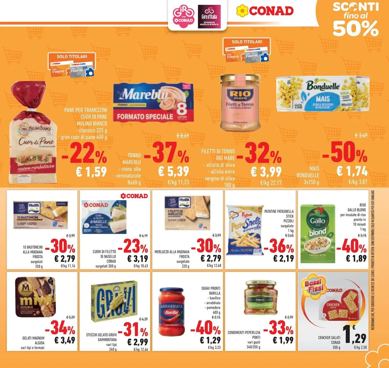 Volantino Conad dal 19/05/2026 > Anteprima | Pagina: 19 | Prodotti: Riso, Merluzzo, Pomodoro, Nasello