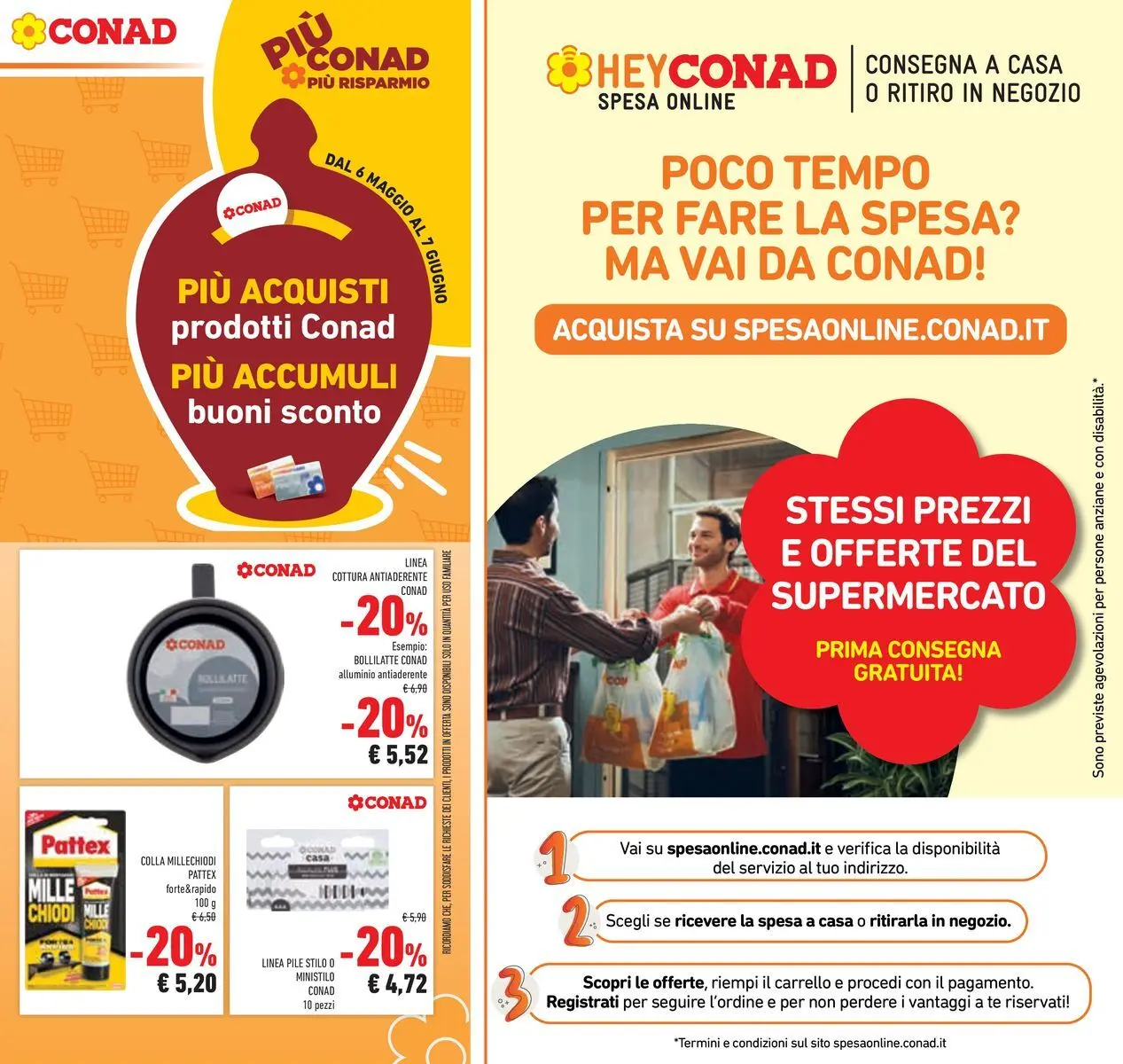 Volantino Conad dal 19/05/2026 > Anteprima | Pagina: 25 | Prodotti: Tè, Carrello, Colla, Chiodi