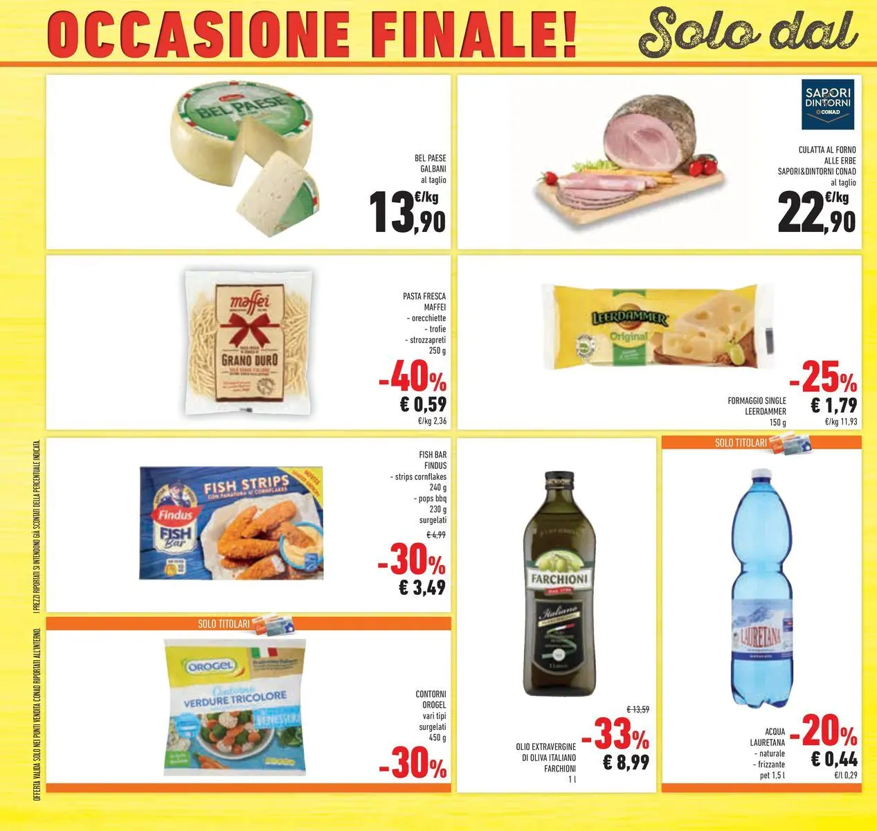 Volantino Conad dal 19/05/2026 > Anteprima | Pagina: 38 | Prodotti: Olio, Olive, Pasta, Forno