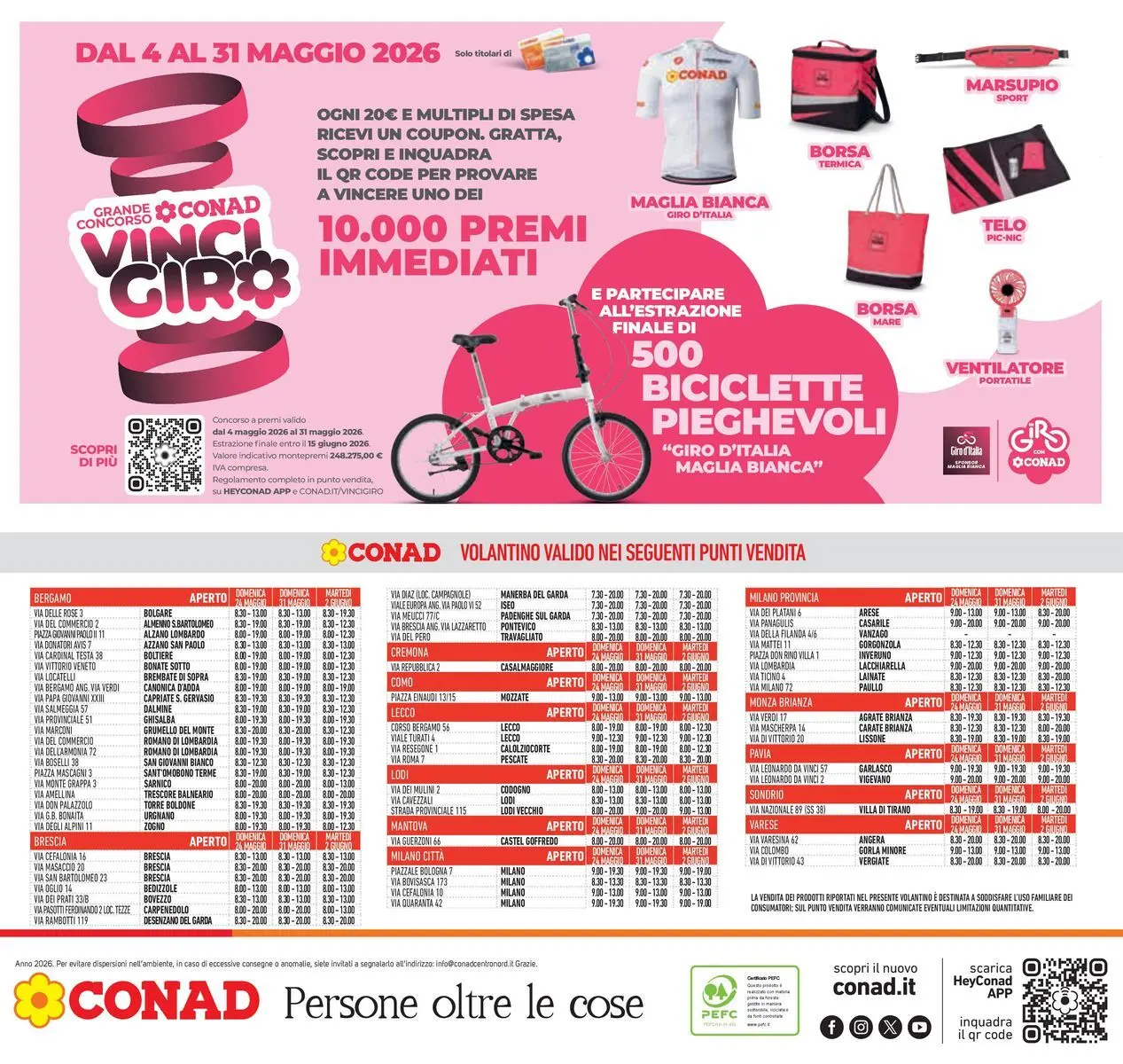 Volantino Conad dal 19/05/2026 > Anteprima | Pagina: 42 | Prodotti: Borsa termica, Borsa, Fan, Grappa