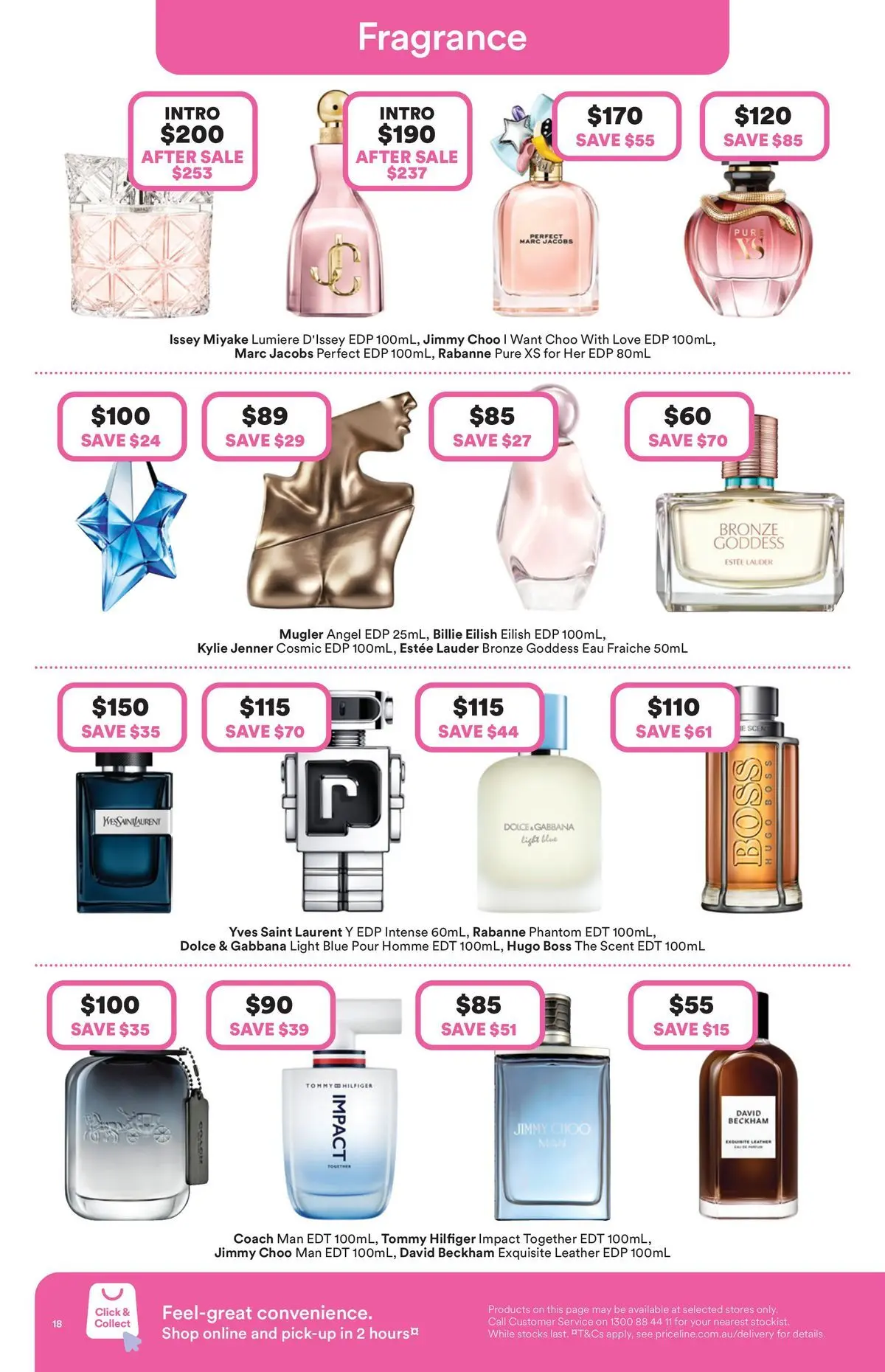 Priceline Pharmacy catalogue Drummoyne - 20/05/2026 > weekly / monthly specials | Page: 18 | Products: Fragrance, Light