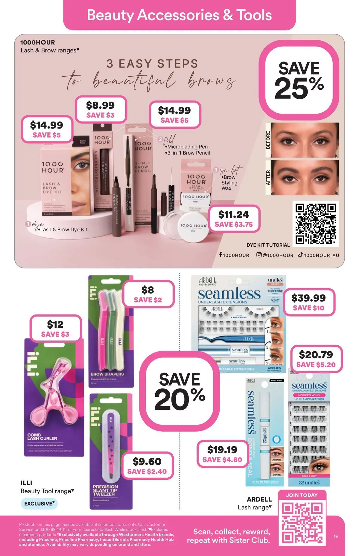 Priceline Pharmacy catalogue Drummoyne - 20/05/2026 > weekly / monthly specials | Page: 19 | Products: Accessories, Pencil, Tools