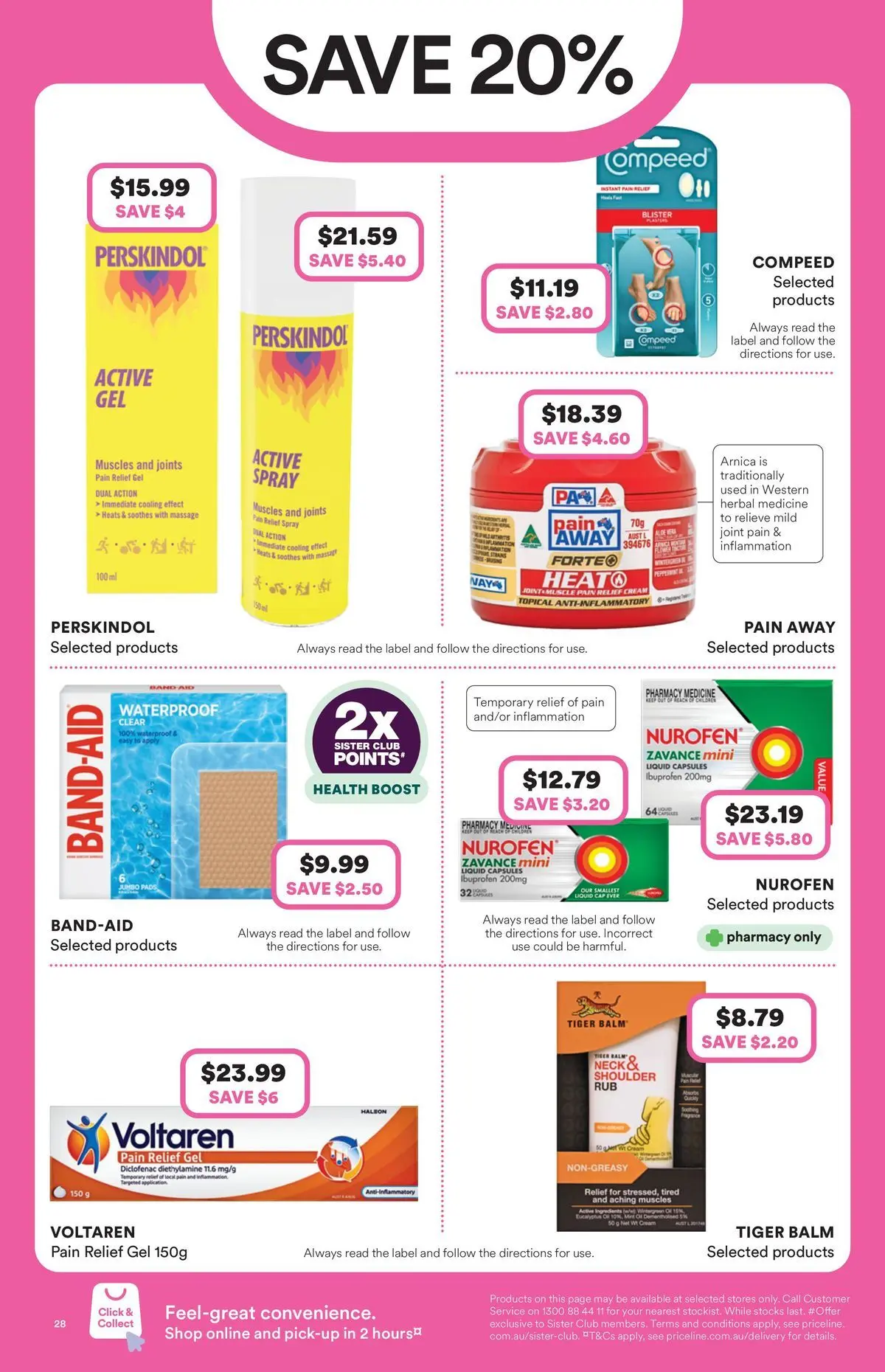 Priceline Pharmacy catalogue Drummoyne - 20/05/2026 > weekly / monthly specials | Page: 28 | Products: Cream, Herbal, Pain relief