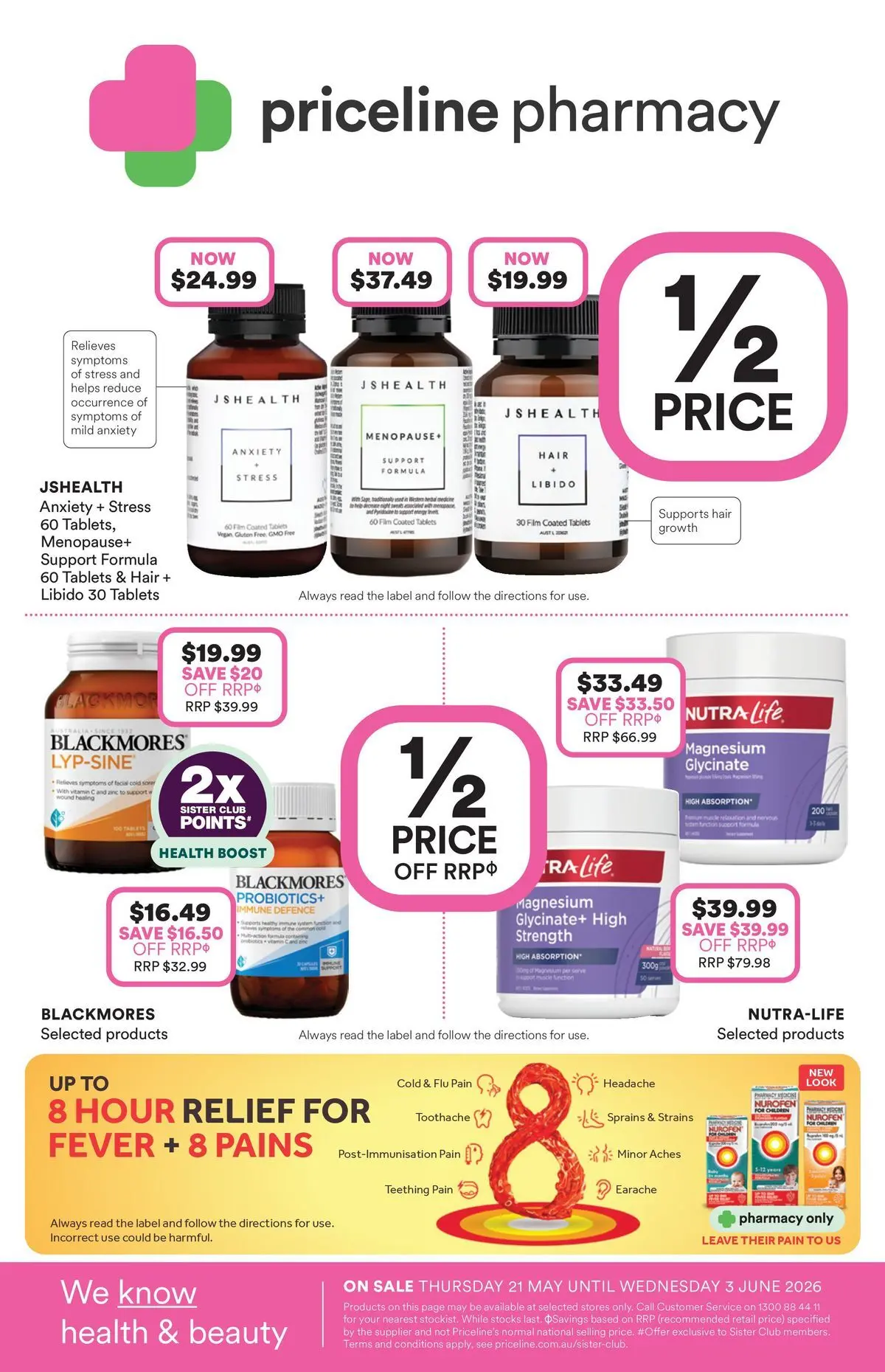 Priceline Pharmacy catalogue Drummoyne - 20/05/2026 > weekly / monthly specials | Page: 32 | Products: Tablets, Teething, Vitamin