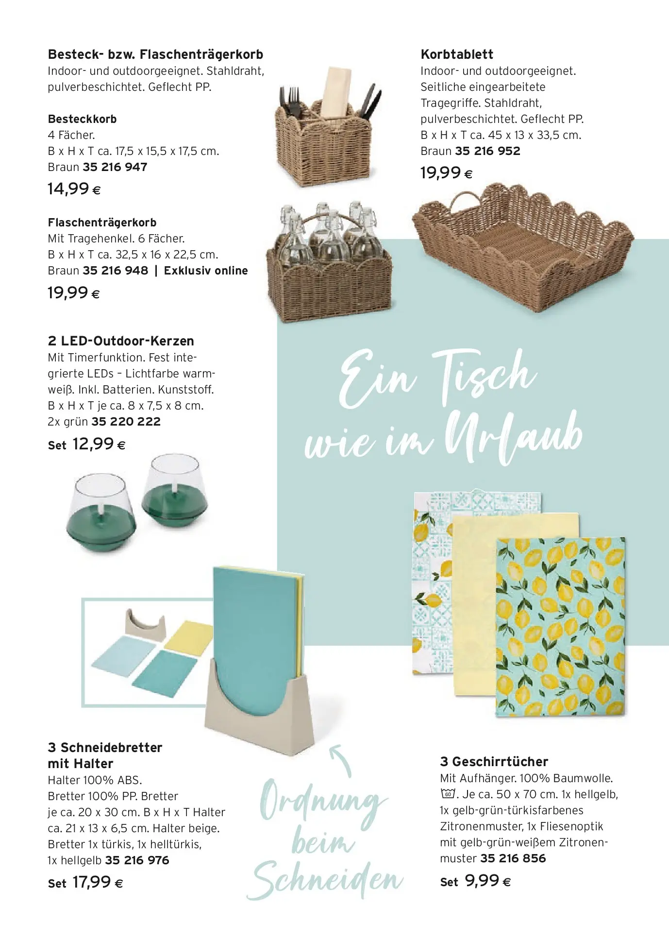 Tchibo Eduscho - Tchibo Magazin von 03.06.2026 - Aktuelle Angebote | Seite: 4 | Produkte: Tisch