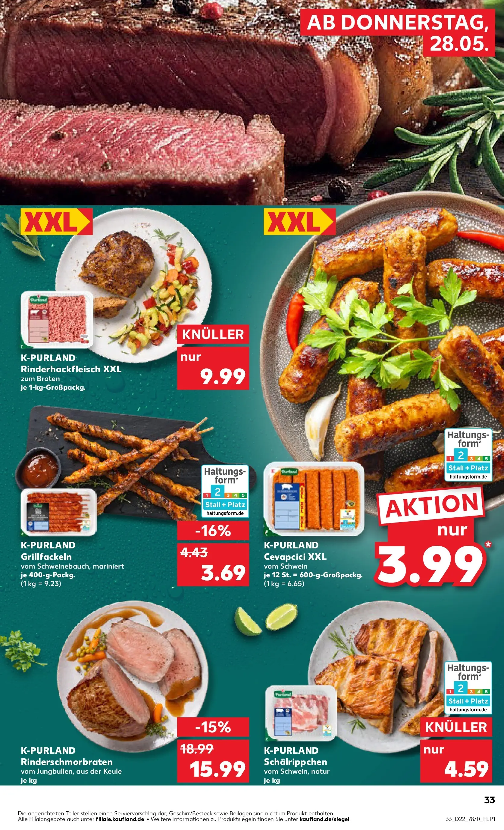 Prospekt Kaufland ab 26.05.2026 » Angebote und Werbung Online | Seite: 38 | Produkte: Cevapcici Prospekt Kaufland ab 26.05.2026 » Angebote Online zum Blättern | Seite: 38 | Produkte: Cevapcici