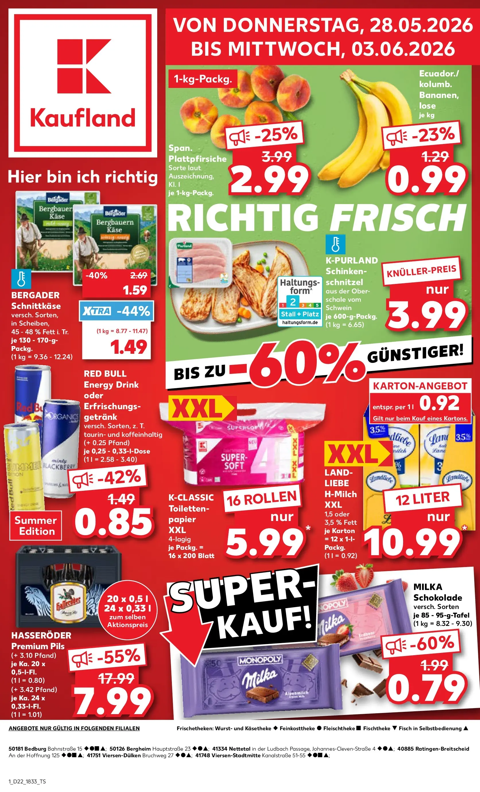 Prospekt Kaufland ab 26.05.2026 » Angebote und Werbung Online | Seite: 6 | Produkte: Red bull, Energy, Milka schokolade, Schinken Prospekt Kaufland ab 26.05.2026 » Angebote Online zum Blättern | Seite: 6 | Produkte: Red bull, Energy, Milka schokolade, Schinken