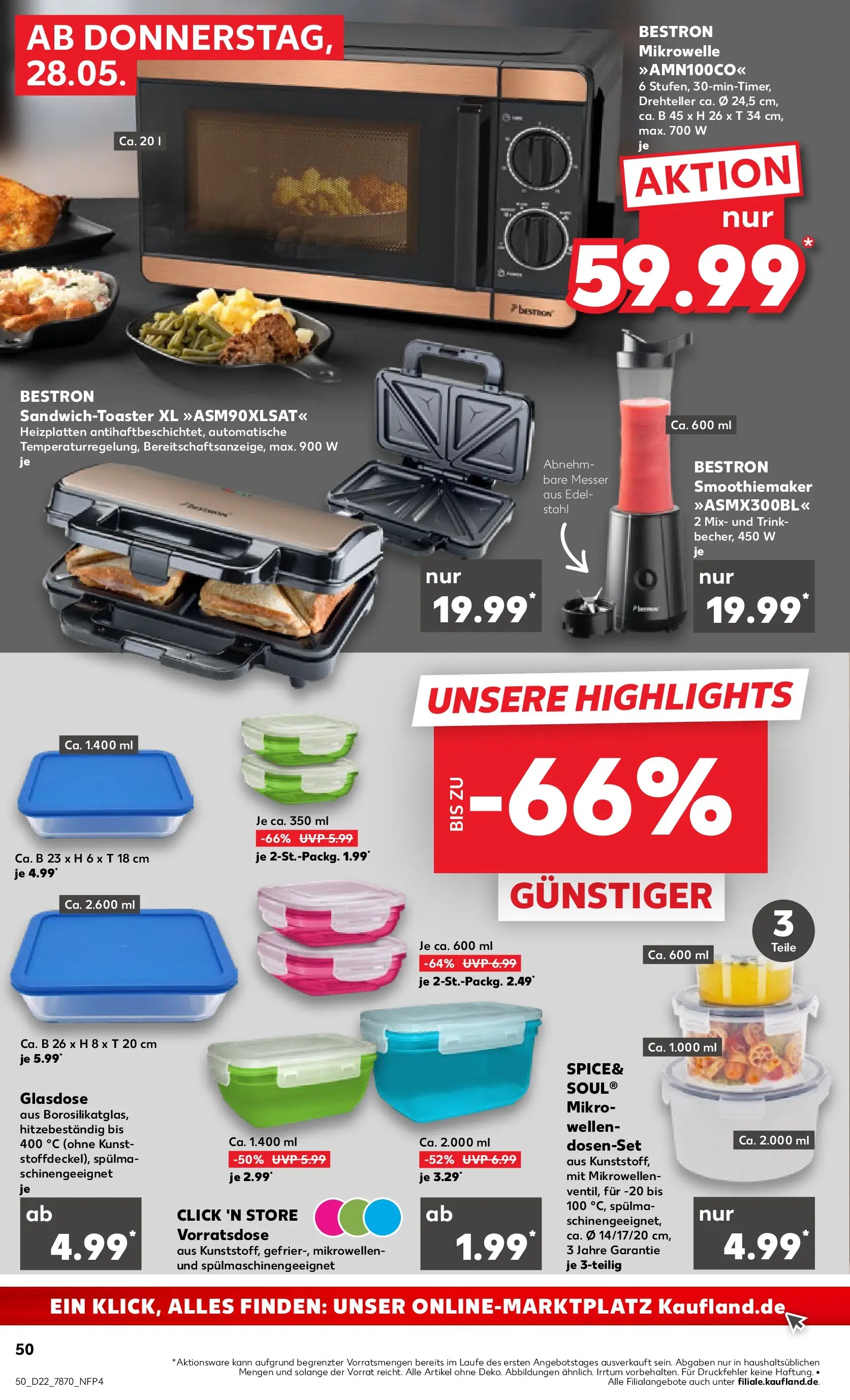 Prospekt Kaufland ab 26.05.2026 » Angebote Online zum Blättern | Seite: 55 | Produkte: Mikrowelle, Toaster