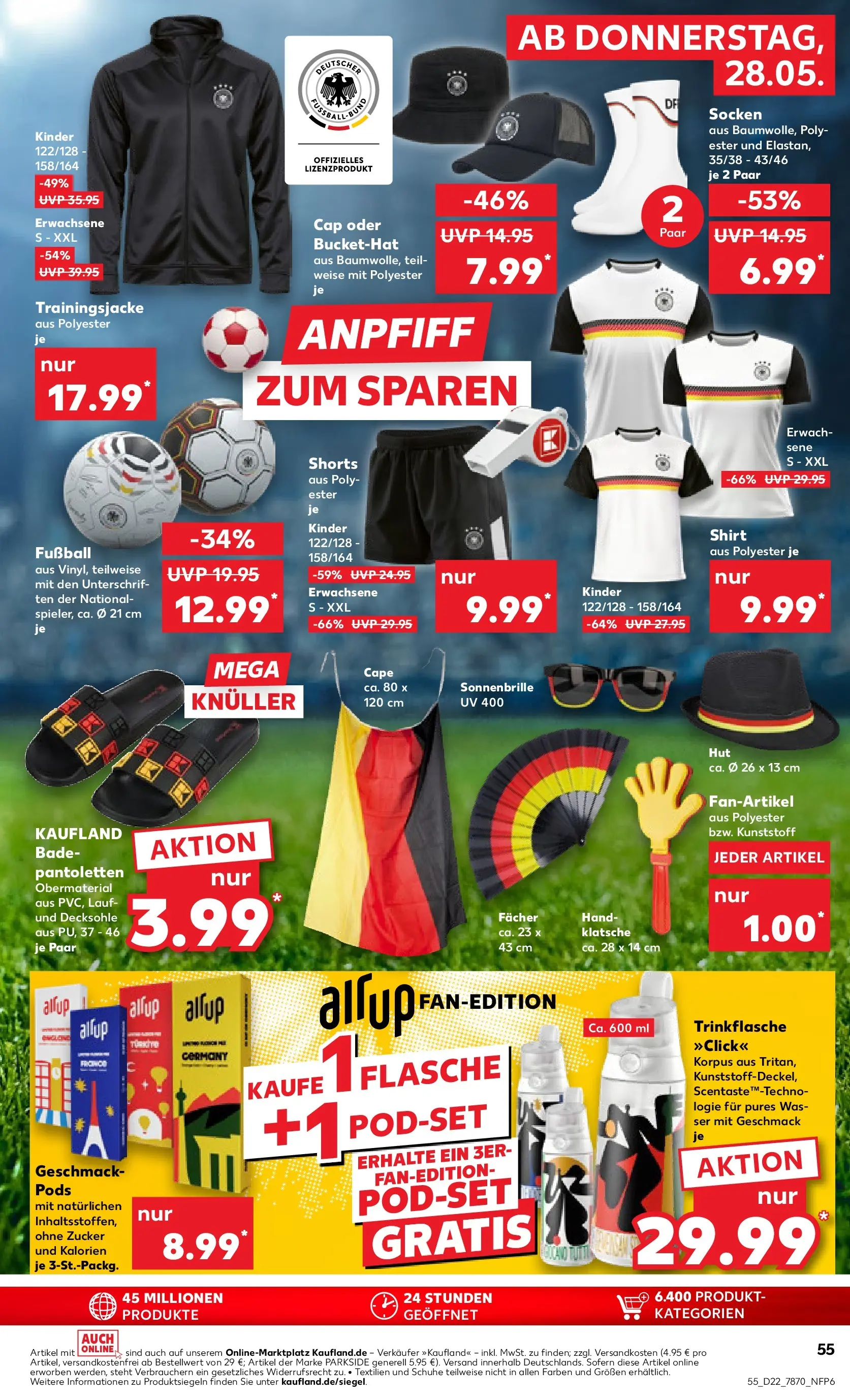 Prospekt Kaufland ab 26.05.2026 » Angebote Online zum Blättern | Seite: 60 | Produkte: Wasser, Zucker, Socken, Hut