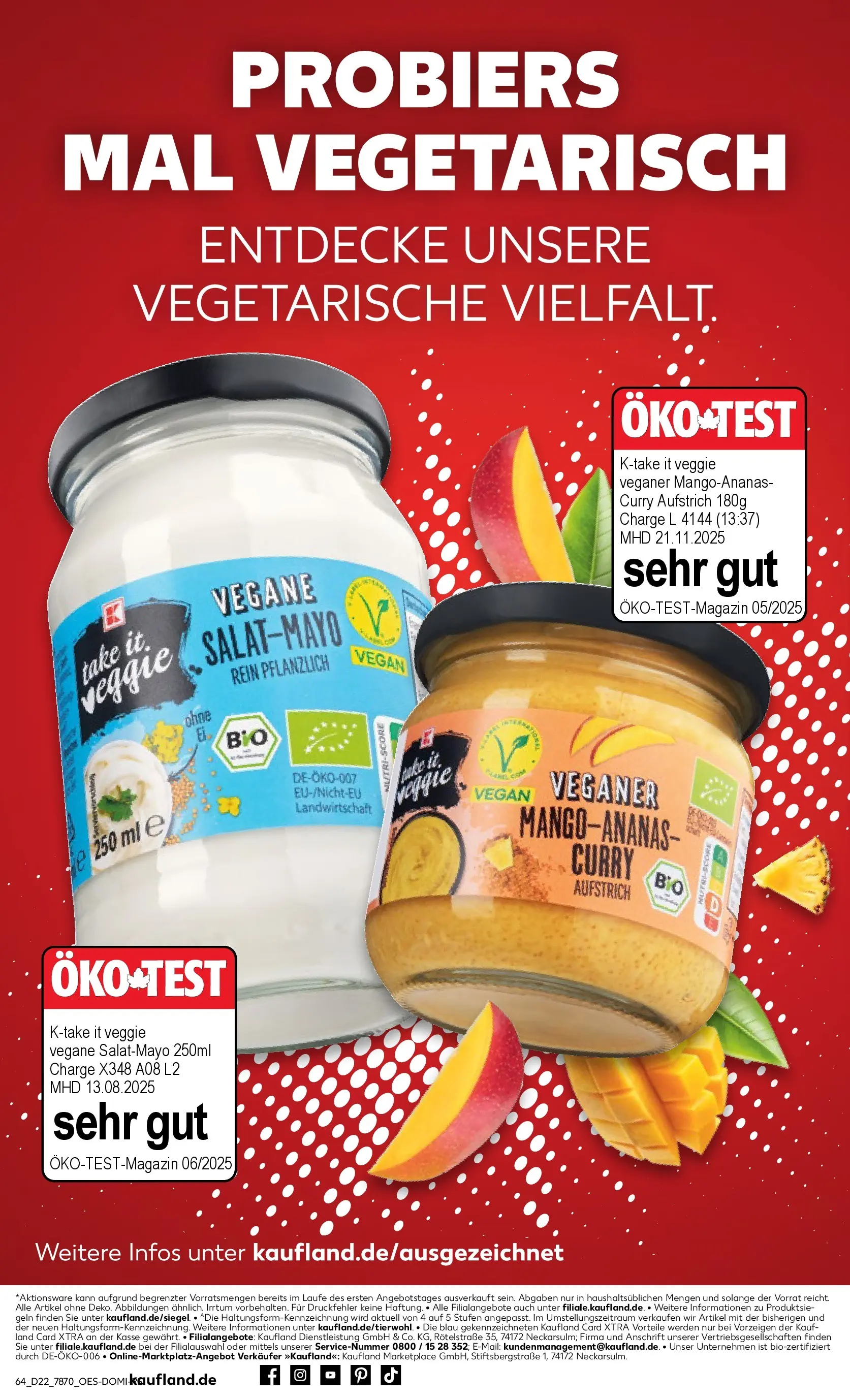 Prospekt Kaufland ab 26.05.2026 » Angebote Online zum Blättern | Seite: 69 | Produkte: Mayonnaise