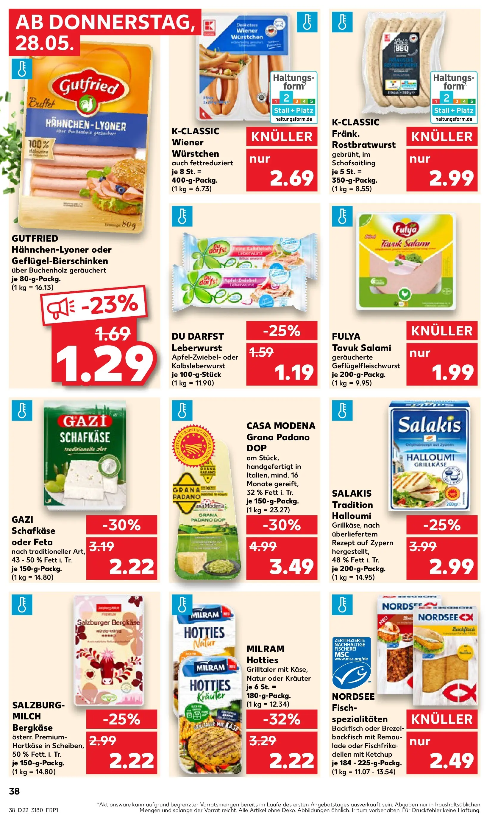 Prospekt Kaufland ab 26.05.2026 » Angebote und Werbung Online | Seite: 43 | Produkte: Wiener wurstchen, Salakis, Salami, Ketchup Prospekt Kaufland ab 26.05.2026 » Angebote Online zum Blättern | Seite: 43 | Produkte: Wiener wurstchen, Salakis, Salami, Ketchup