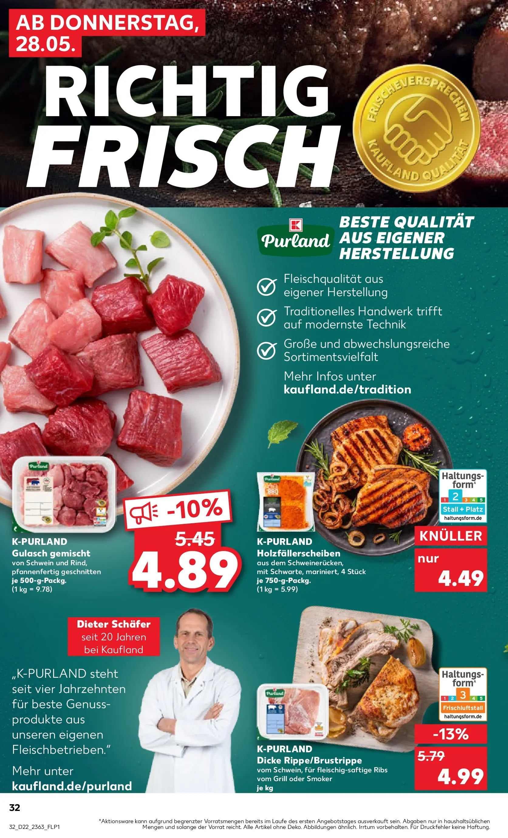 Prospekt Kaufland ab 27.05.2026 » Angebote und Werbung Online | Seite: 32 | Produkte: Grill, Gulasch Prospekt Kaufland ab 27.05.2026 » Angebote Online zum Blättern | Seite: 32 | Produkte: Grill, Gulasch