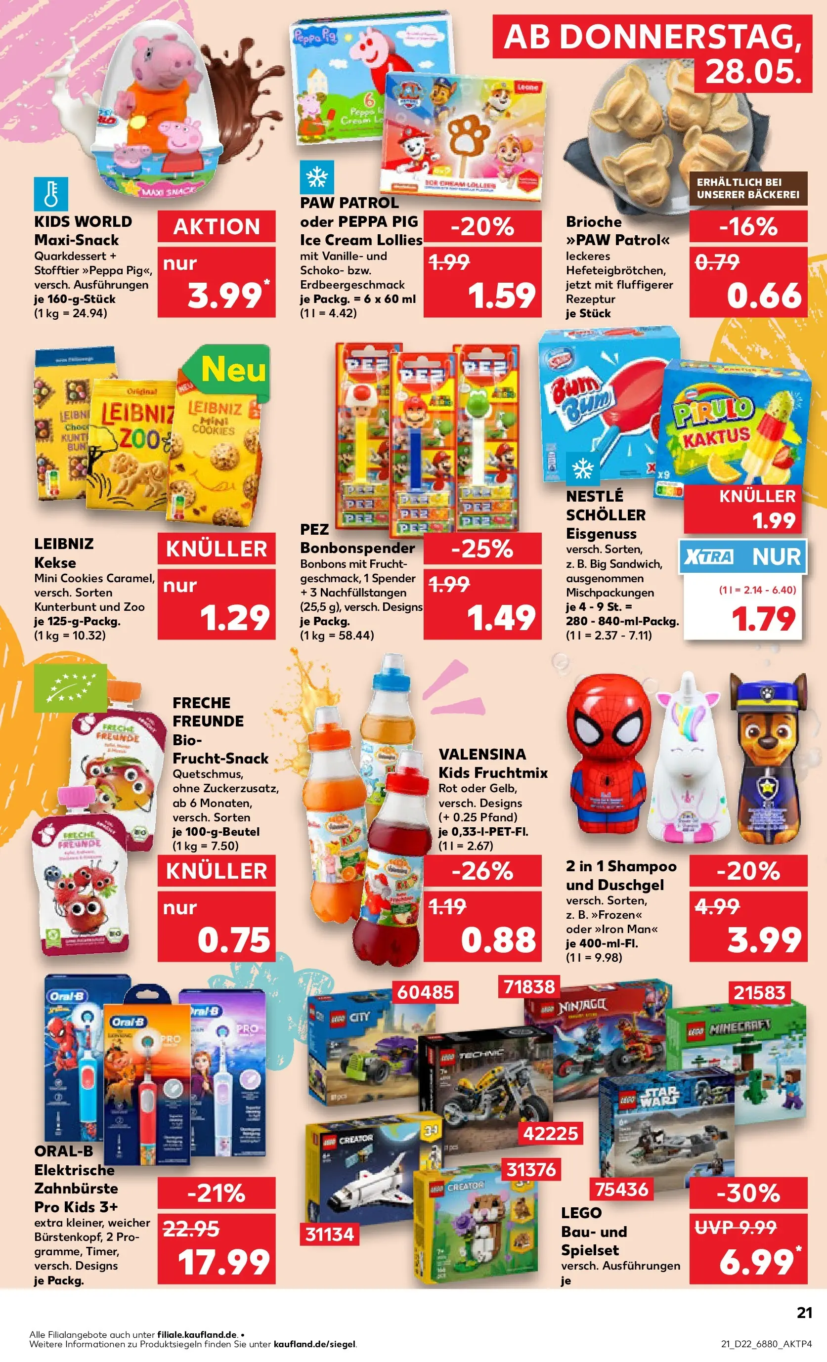 Prospekt Kaufland ab 26.05.2026 » Angebote Online zum Blättern | Seite: 26 | Produkte: Bäckerei, Elektrische zahnbürste, Valensina, Shower Gel