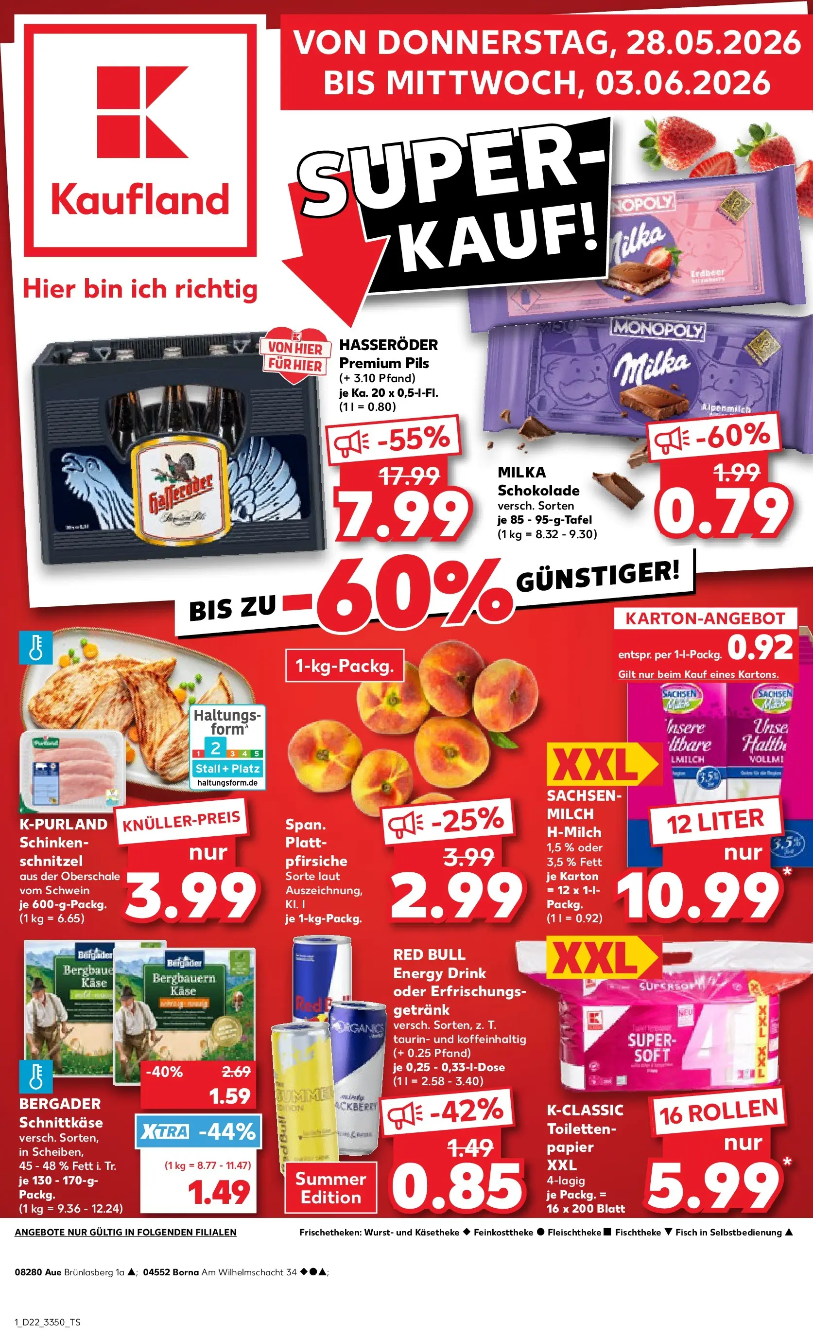 Prospekt Kaufland ab 26.05.2026 » Angebote Online zum Blättern | Seite: 6 | Produkte: Schokolade, Fisch, Schinken, Toilettenpapier