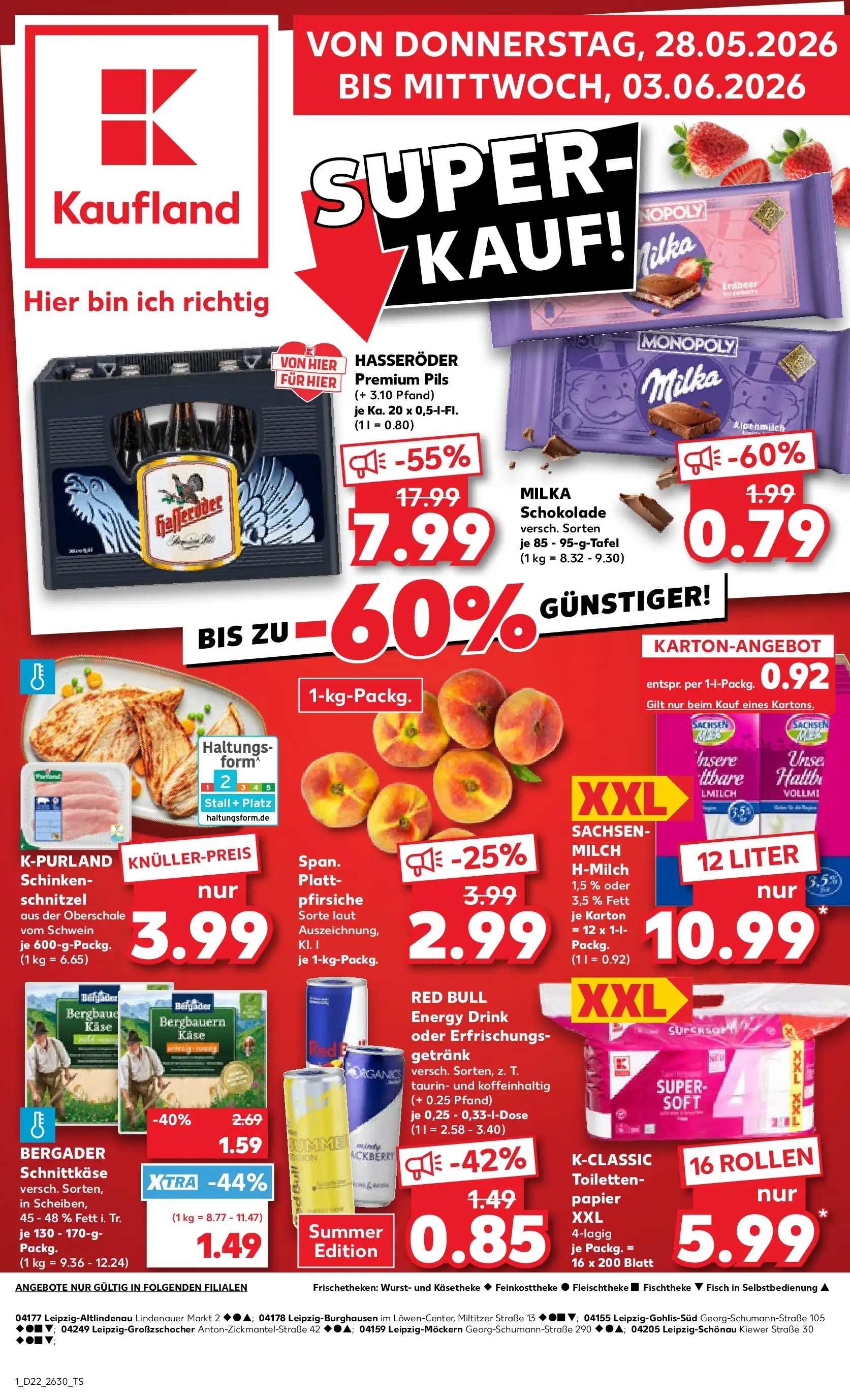 Prospekt Kaufland ab 27.05.2026 » Angebote und Werbung Online | Seite: 1 | Produkte: Milch, Schokolade, Milka schokolade, Milka Prospekt Kaufland ab 27.05.2026 » Angebote Online zum Blättern | Seite: 1 | Produkte: Milch, Schokolade, Milka schokolade, Milka