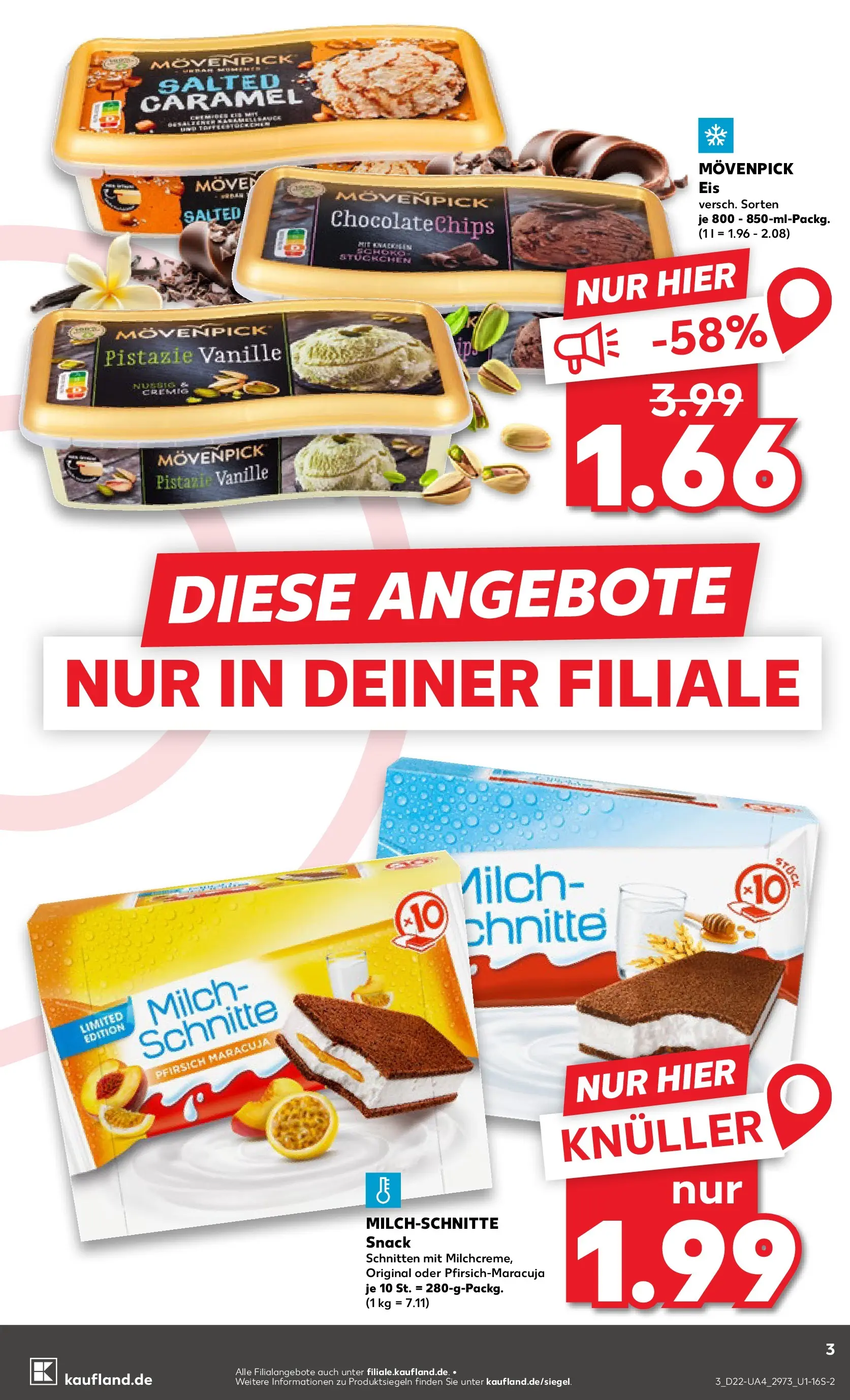 Prospekt Kaufland ab 26.05.2026 » Angebote und Werbung Online | Seite: 8 | Produkte: Milch, Movenpick eis, Pfirsich, Eis Prospekt Kaufland ab 26.05.2026 » Angebote Online zum Blättern | Seite: 8 | Produkte: Milch, Movenpick eis, Pfirsich, Eis