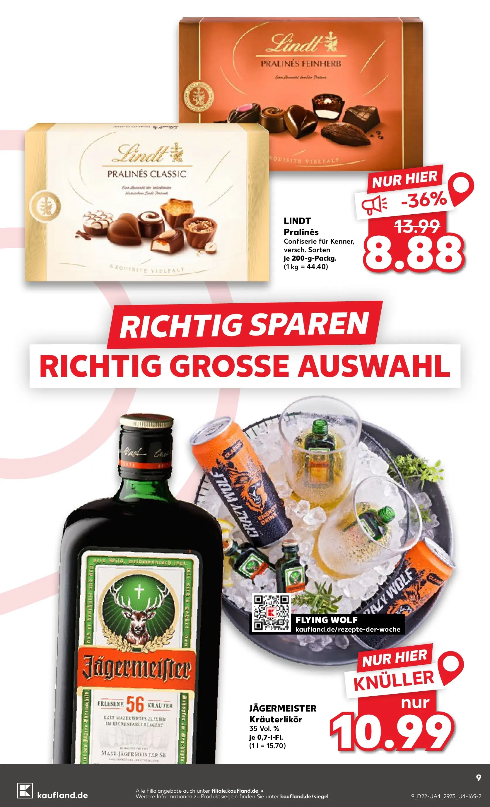 Prospekt Kaufland ab 26.05.2026 » Angebote und Werbung Online | Seite: 14 | Produkte: Jägermeister, Lindt Prospekt Kaufland ab 26.05.2026 » Angebote Online zum Blättern | Seite: 14 | Produkte: Jägermeister, Lindt