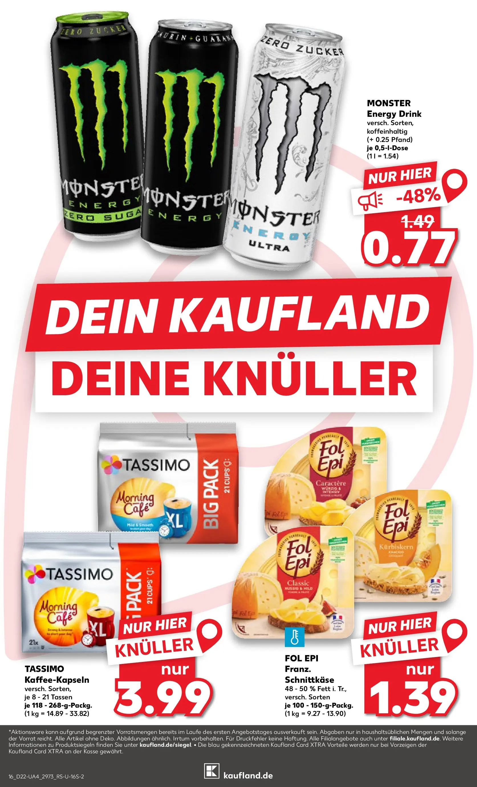 Prospekt Kaufland ab 26.05.2026 » Angebote und Werbung Online | Seite: 21 | Produkte: Energy, Monster, Zucker, Tassimo Prospekt Kaufland ab 26.05.2026 » Angebote Online zum Blättern | Seite: 21 | Produkte: Energy, Monster, Zucker, Tassimo