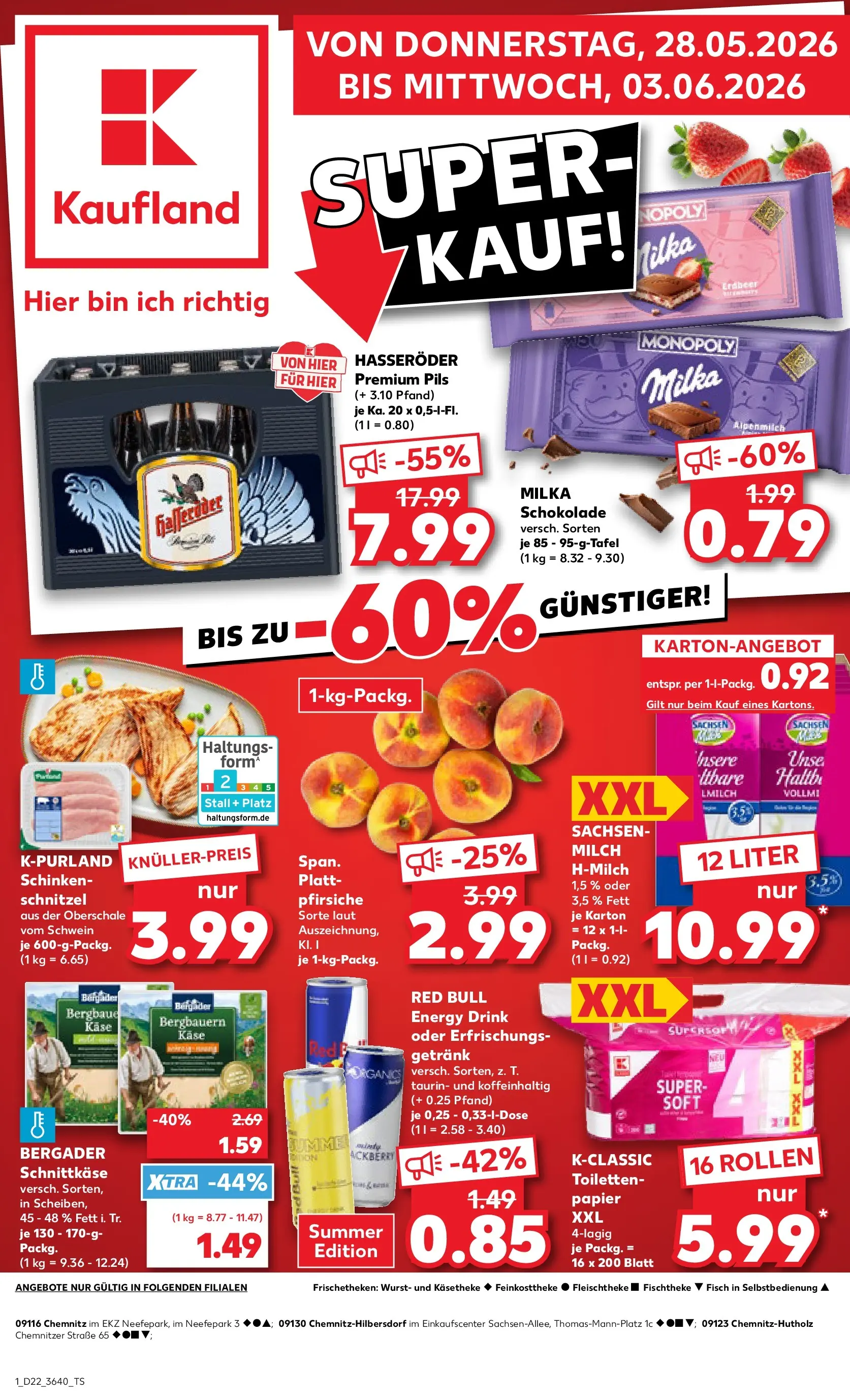 Prospekt Kaufland ab 26.05.2026 » Angebote Online zum Blättern | Seite: 6 | Produkte: Red bull, Milka, Fisch, Wurst
