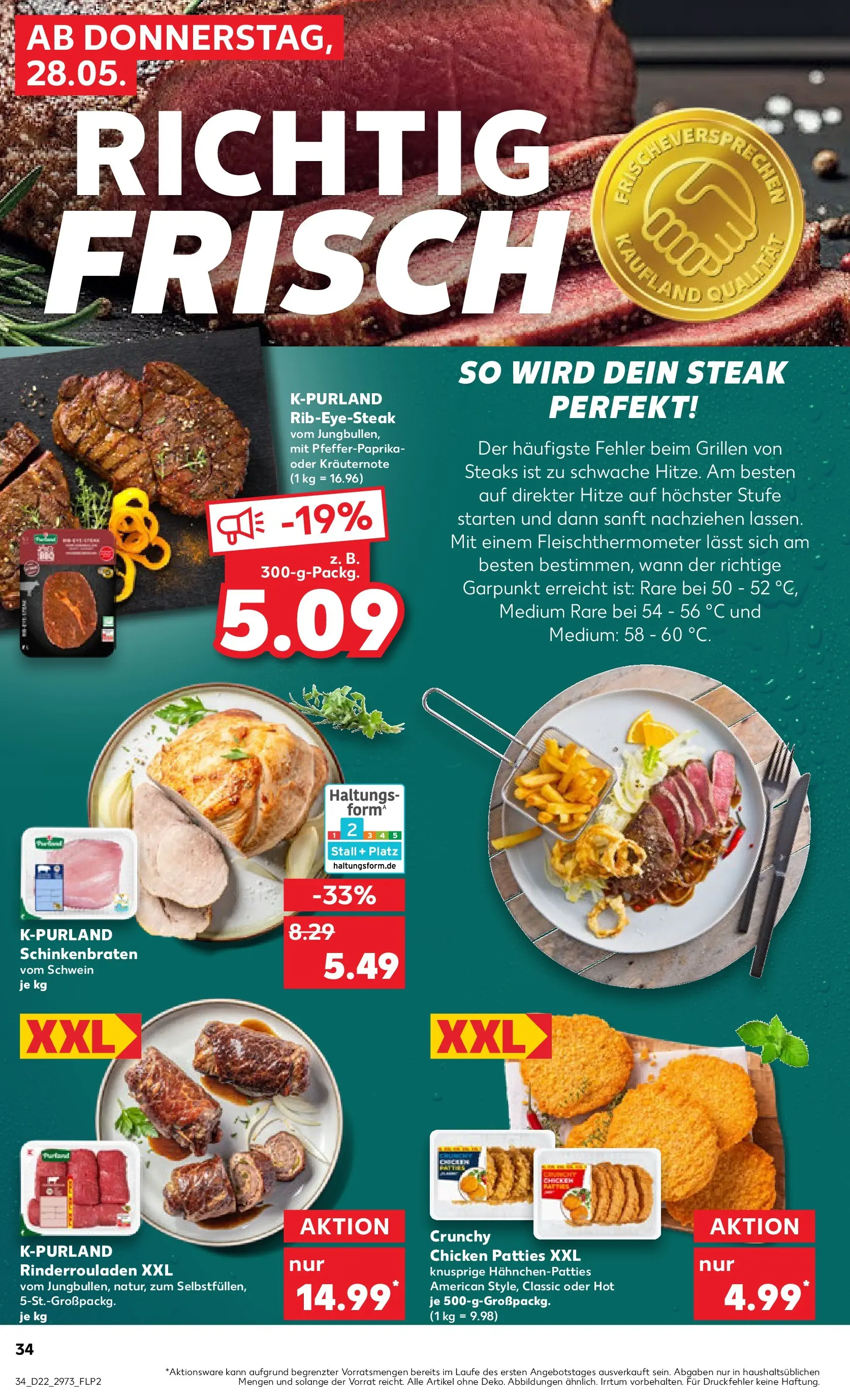 Prospekt Kaufland ab 26.05.2026 » Angebote und Werbung Online | Seite: 55 | Produkte: Rinderrouladen, Steak Prospekt Kaufland ab 26.05.2026 » Angebote Online zum Blättern | Seite: 55 | Produkte: Rinderrouladen, Steak