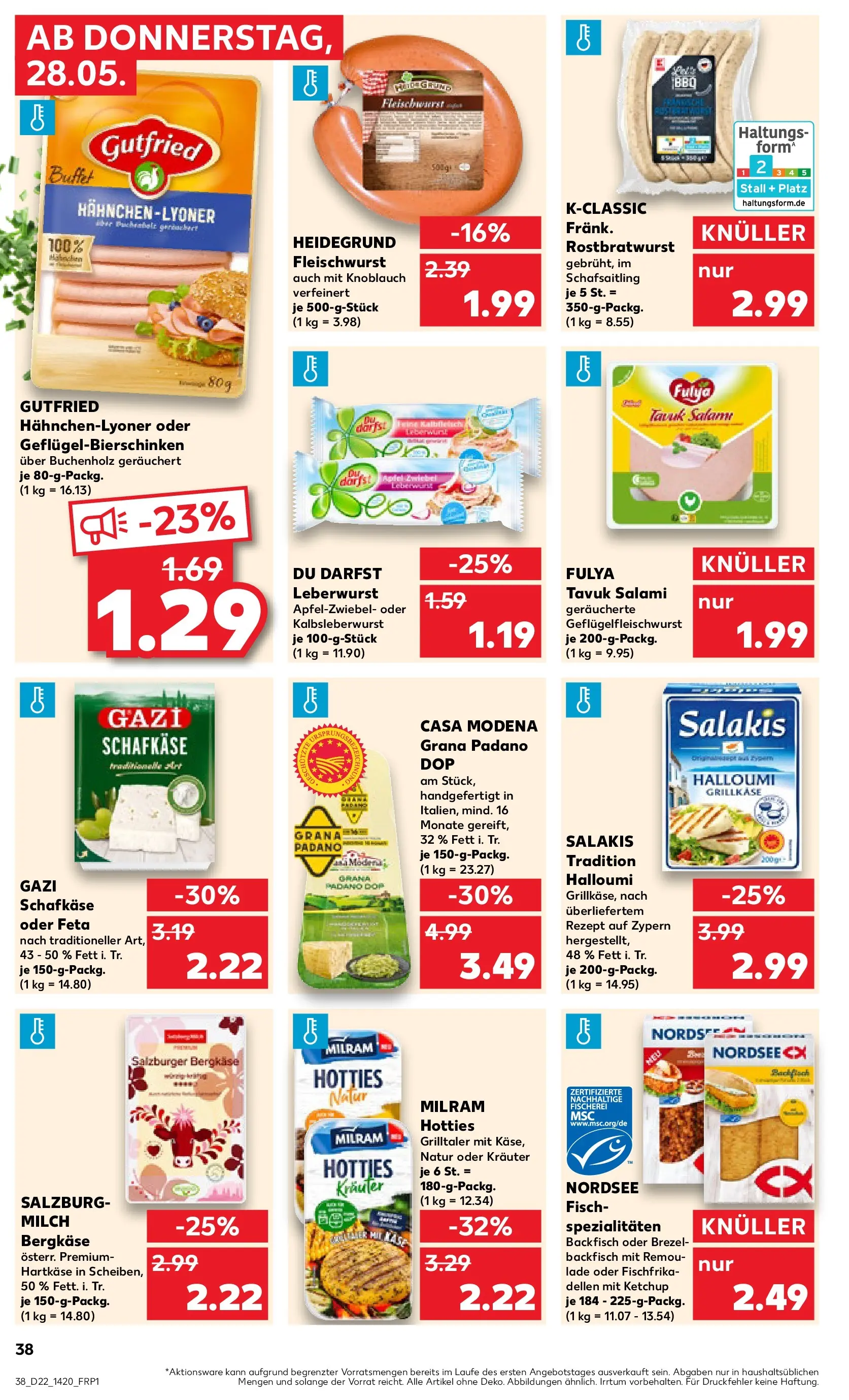 Prospekt Kaufland ab 26.05.2026 » Angebote Online zum Blättern | Seite: 43 | Produkte: Feta, Fisch, Knoblauch, Salakis