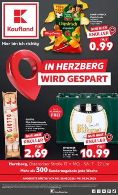 Kaufland Prospekt Herzberg (Elster) ab 27.05.2026 gültig