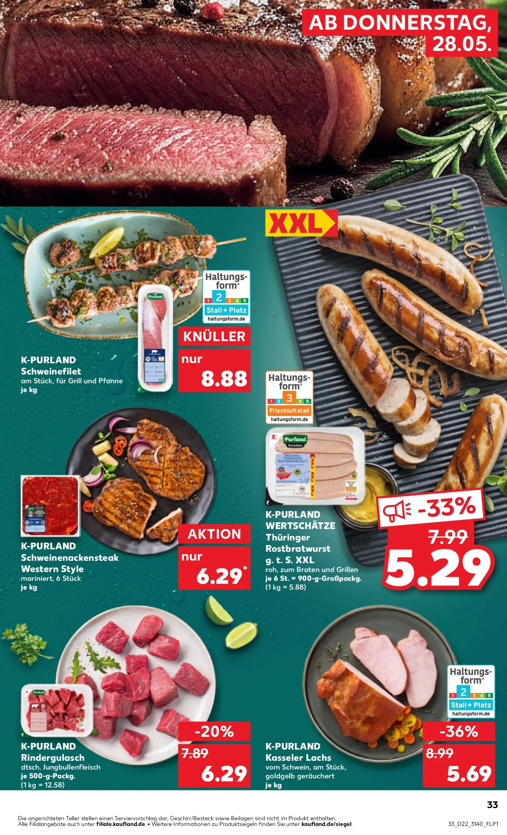 Prospekt Kaufland ab 27.05.2026 » Angebote und Werbung Online | Seite: 33 Prospekt Kaufland ab 27.05.2026 » Angebote Online zum Blättern | Seite: 33