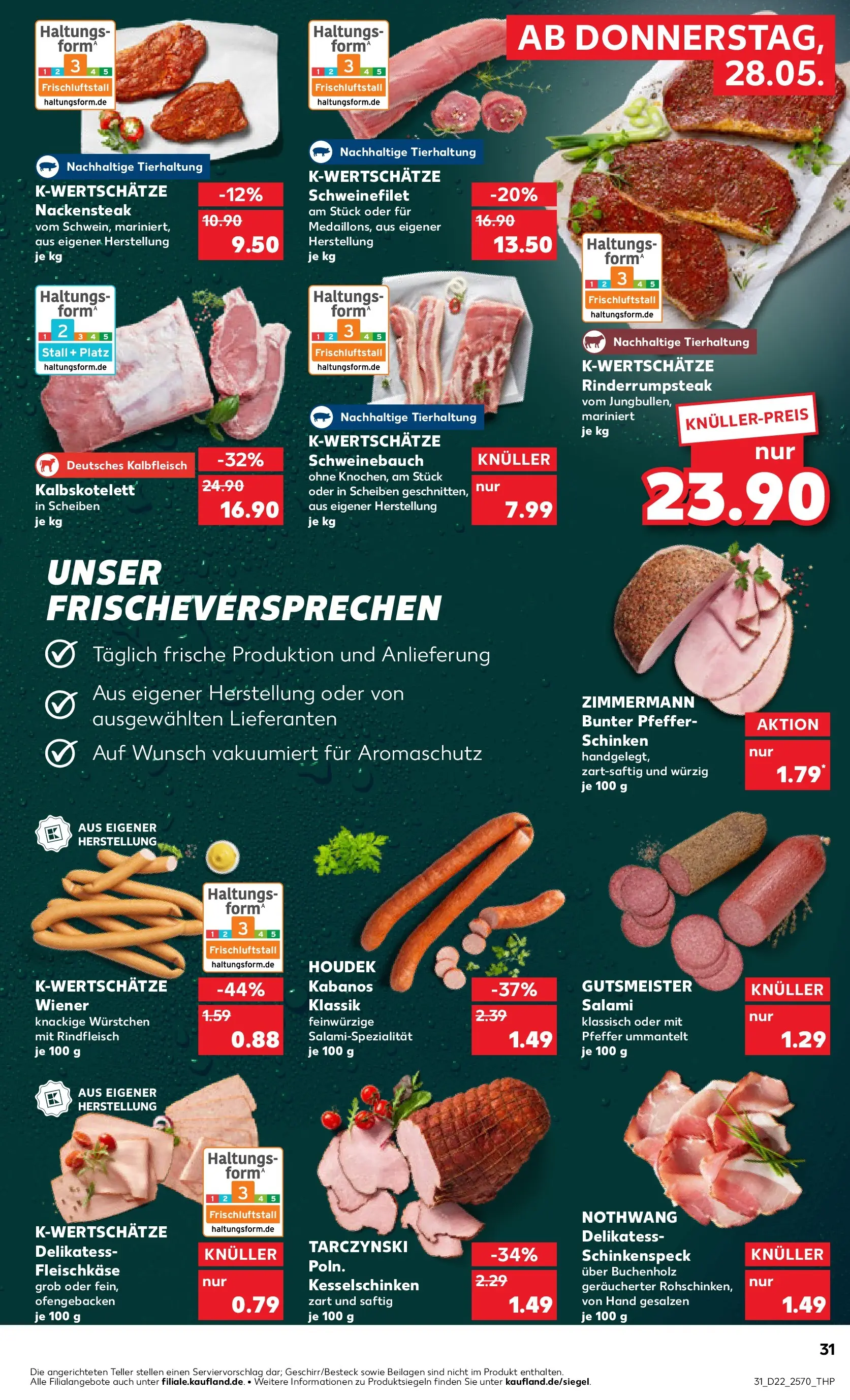Prospekt Kaufland ab 26.05.2026 » Angebote und Werbung Online | Seite: 36 | Produkte: Schweinebauch, Schweinefilet, Pfeffer, Schinken Prospekt Kaufland ab 26.05.2026 » Angebote Online zum Blättern | Seite: 36 | Produkte: Schweinebauch, Schweinefilet, Pfeffer, Schinken