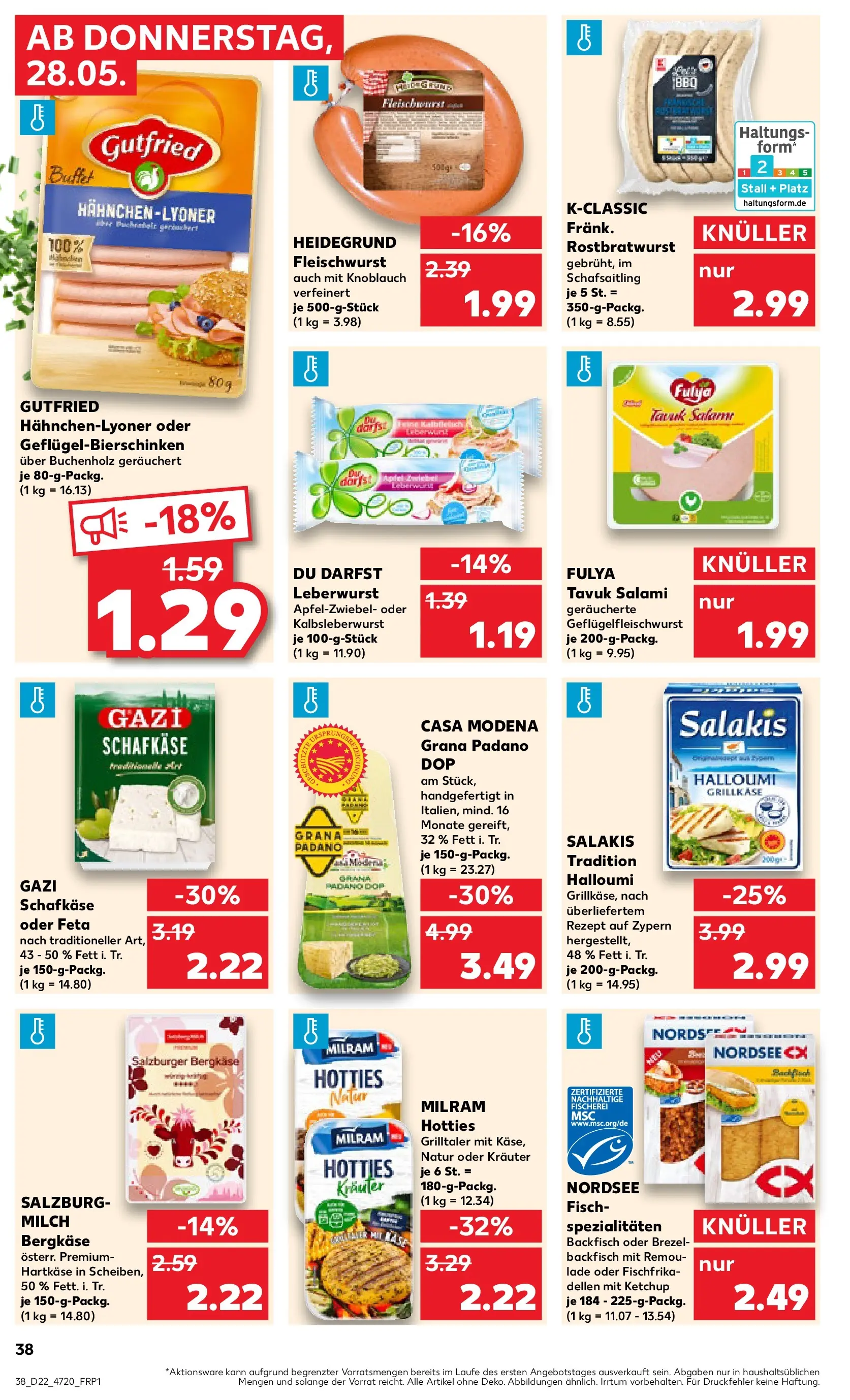 Prospekt Kaufland ab 27.05.2026 » Angebote Online zum Blättern | Seite: 38