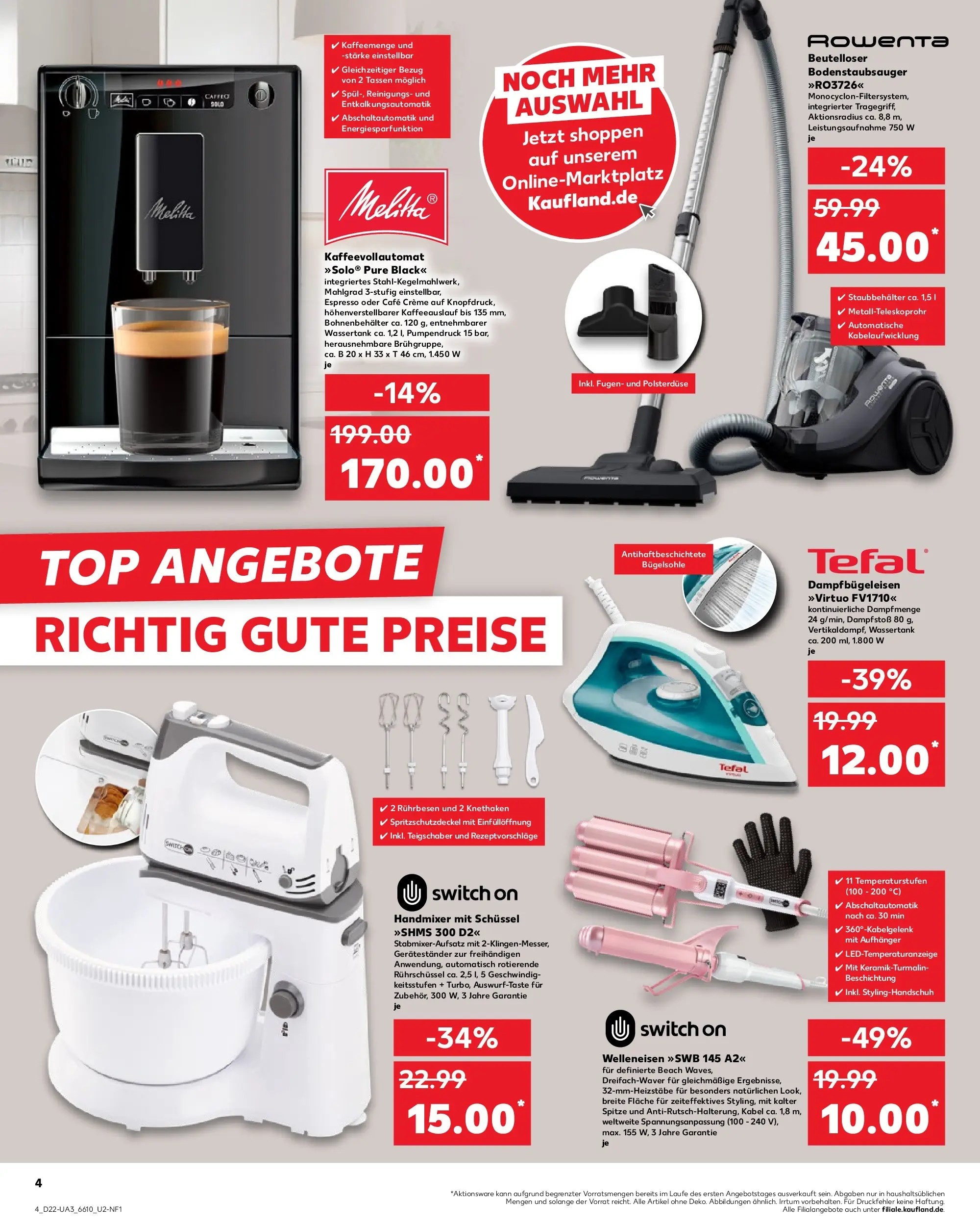 Prospekt Kaufland ab 26.05.2026 » Angebote und Werbung Online | Seite: 9 | Produkte: Top, Melitta, Mixer, Creme Prospekt Kaufland ab 26.05.2026 » Angebote Online zum Blättern | Seite: 9 | Produkte: Top, Melitta, Mixer, Creme