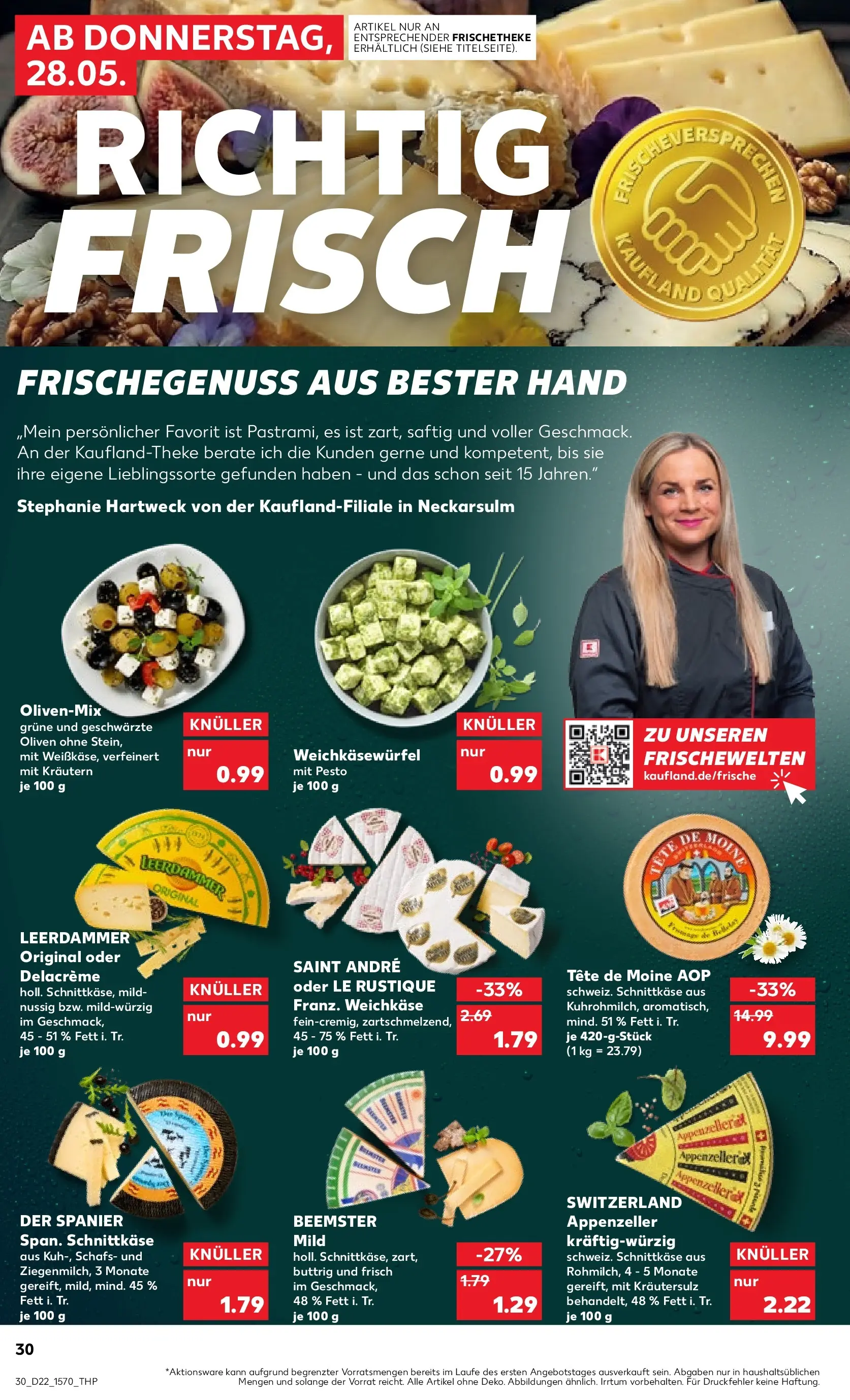 Prospekt Kaufland ab 27.05.2026 » Angebote und Werbung Online | Seite: 38 | Produkte: Leerdammer Prospekt Kaufland ab 27.05.2026 » Angebote Online zum Blättern | Seite: 38 | Produkte: Leerdammer