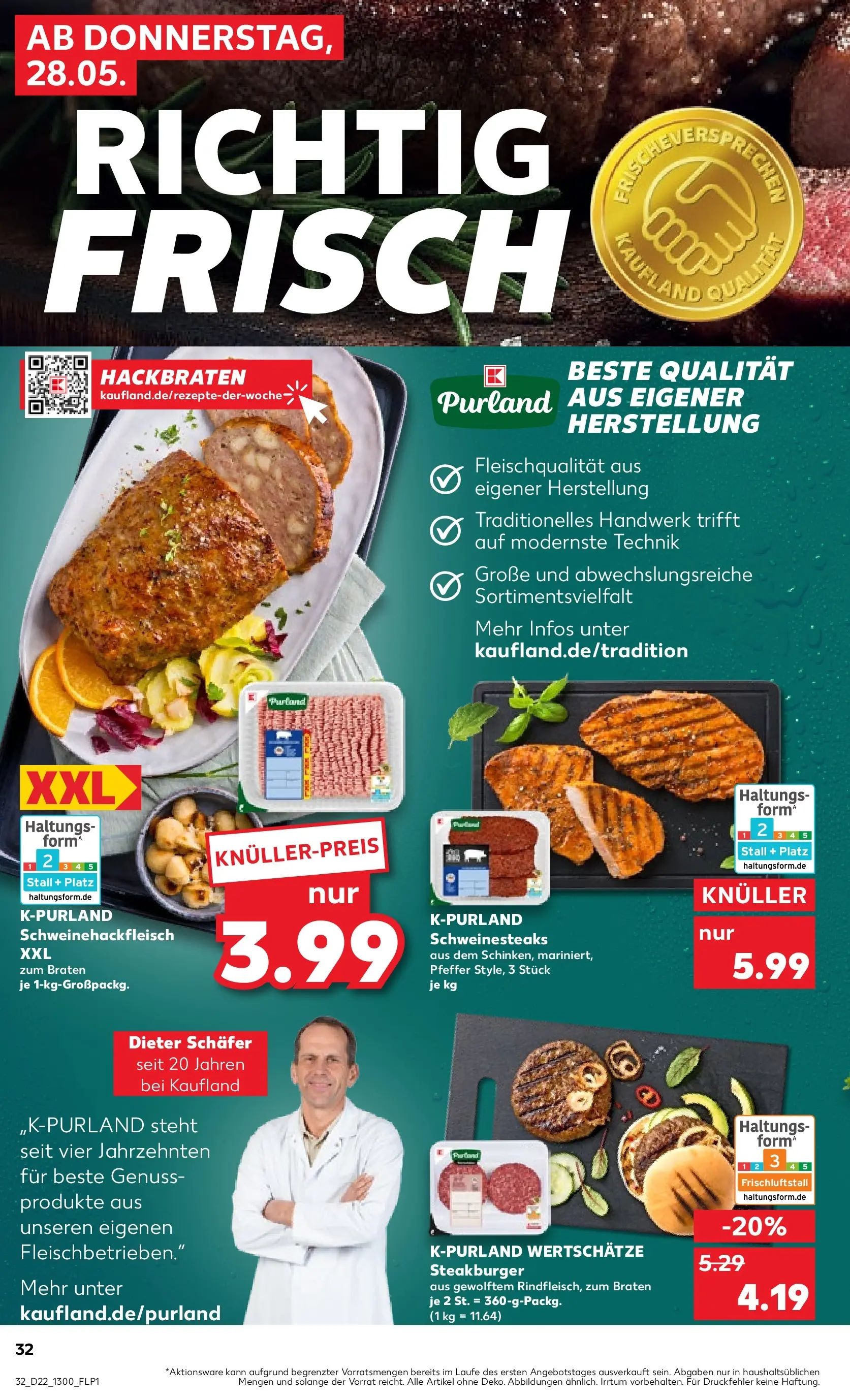 Prospekt Kaufland ab 27.05.2026 » Angebote und Werbung Online | Seite: 40 | Produkte: Burger, Pfeffer, Steak Prospekt Kaufland ab 27.05.2026 » Angebote Online zum Blättern | Seite: 40 | Produkte: Burger, Pfeffer, Steak