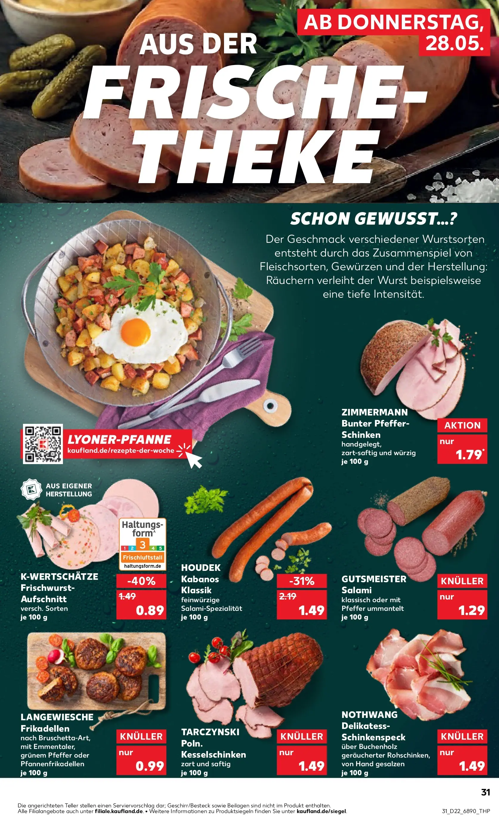 Prospekt Kaufland ab 26.05.2026 » Angebote und Werbung Online | Seite: 36 | Produkte: Pfeffer, Wurst, Salami, Schinken Prospekt Kaufland ab 26.05.2026 » Angebote Online zum Blättern | Seite: 36 | Produkte: Pfeffer, Wurst, Salami, Schinken