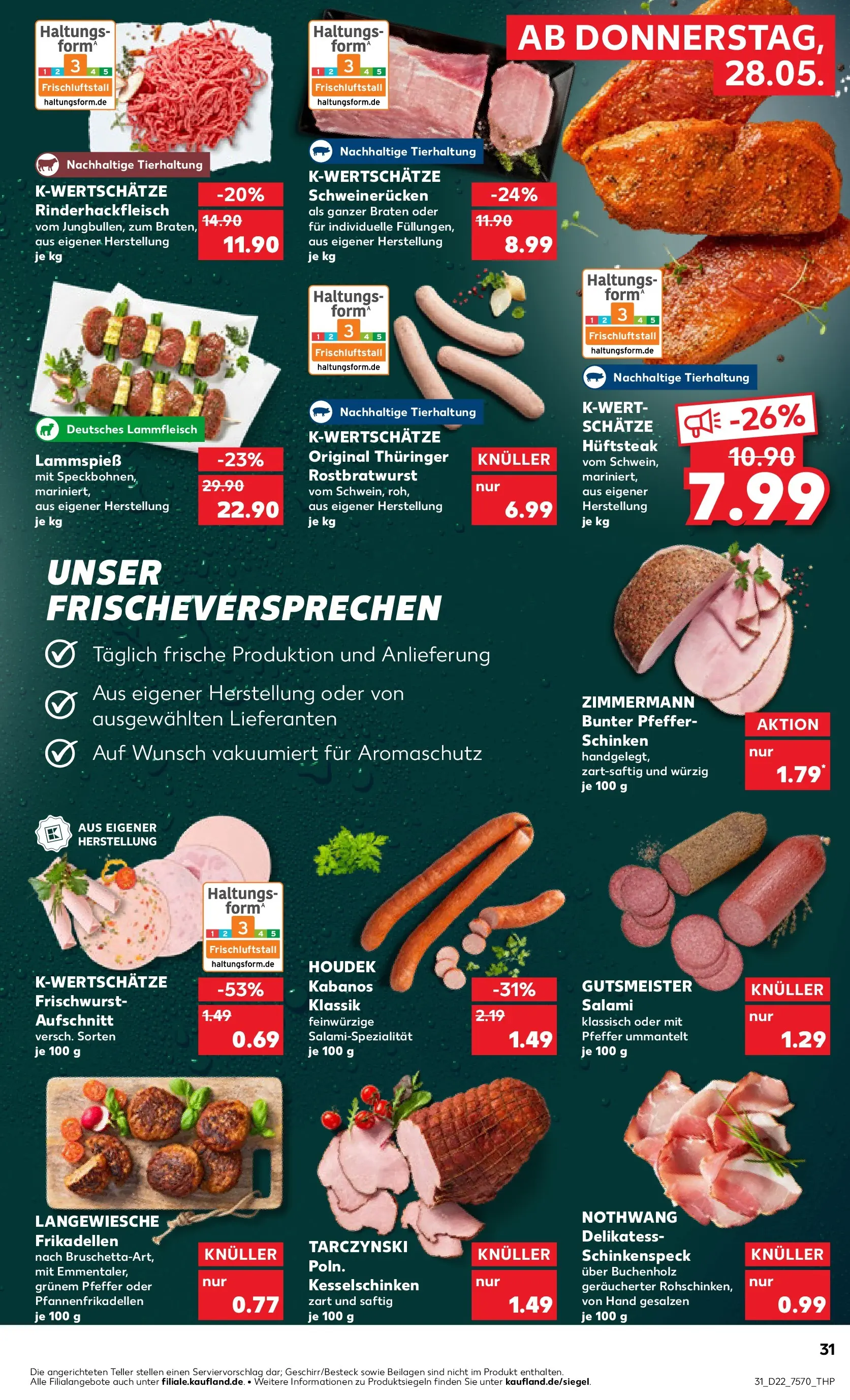 Prospekt Kaufland ab 26.05.2026 » Angebote und Werbung Online | Seite: 36 | Produkte: Pfeffer, Schweinerucken, Salami, Steak Prospekt Kaufland ab 26.05.2026 » Angebote Online zum Blättern | Seite: 36 | Produkte: Pfeffer, Schweinerucken, Salami, Steak