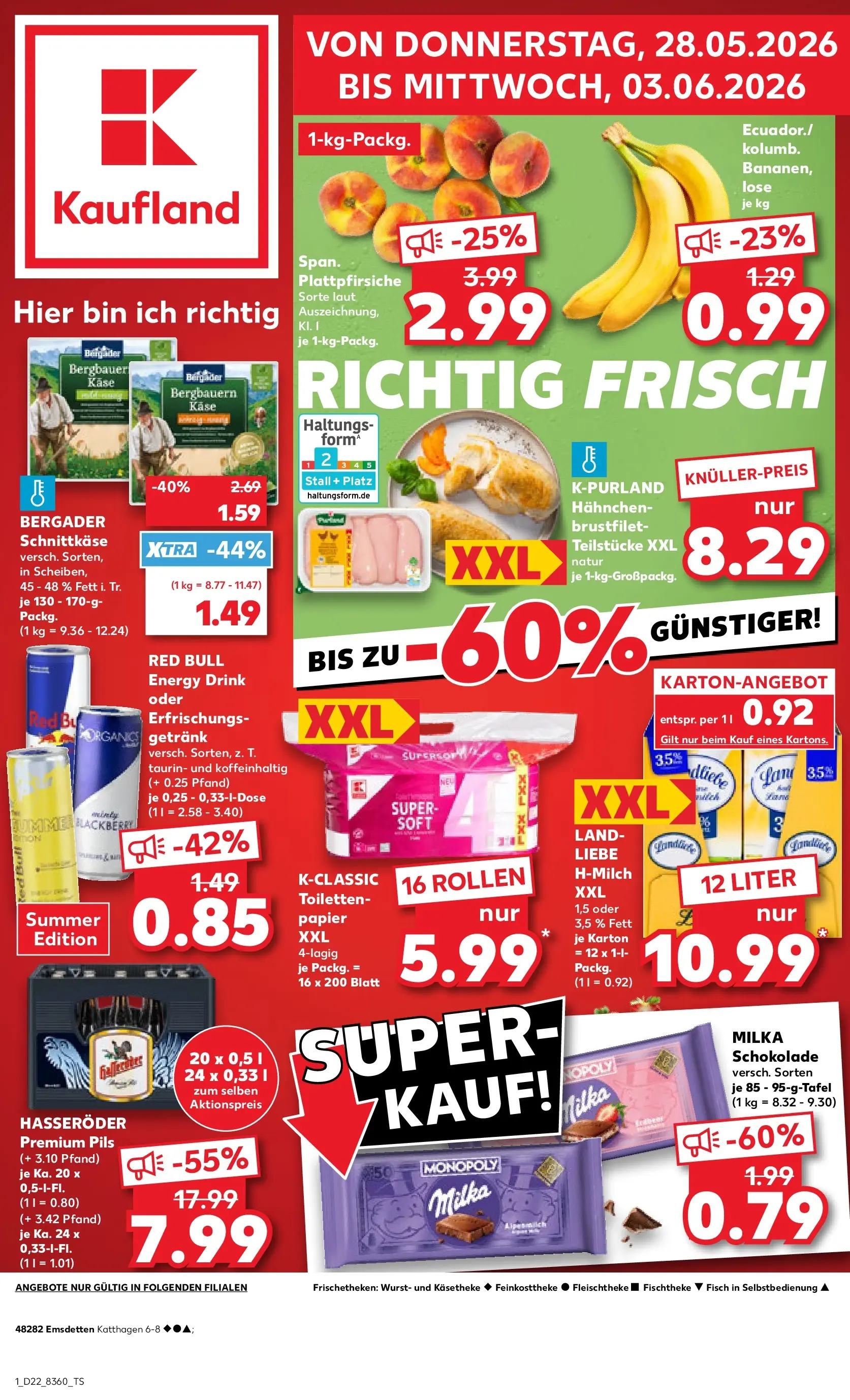 Prospekt Kaufland ab 26.05.2026 » Angebote und Werbung Online | Seite: 6 | Produkte: Energy, Pils, Bananen, Toilettenpapier Prospekt Kaufland ab 26.05.2026 » Angebote Online zum Blättern | Seite: 6 | Produkte: Energy, Pils, Bananen, Toilettenpapier