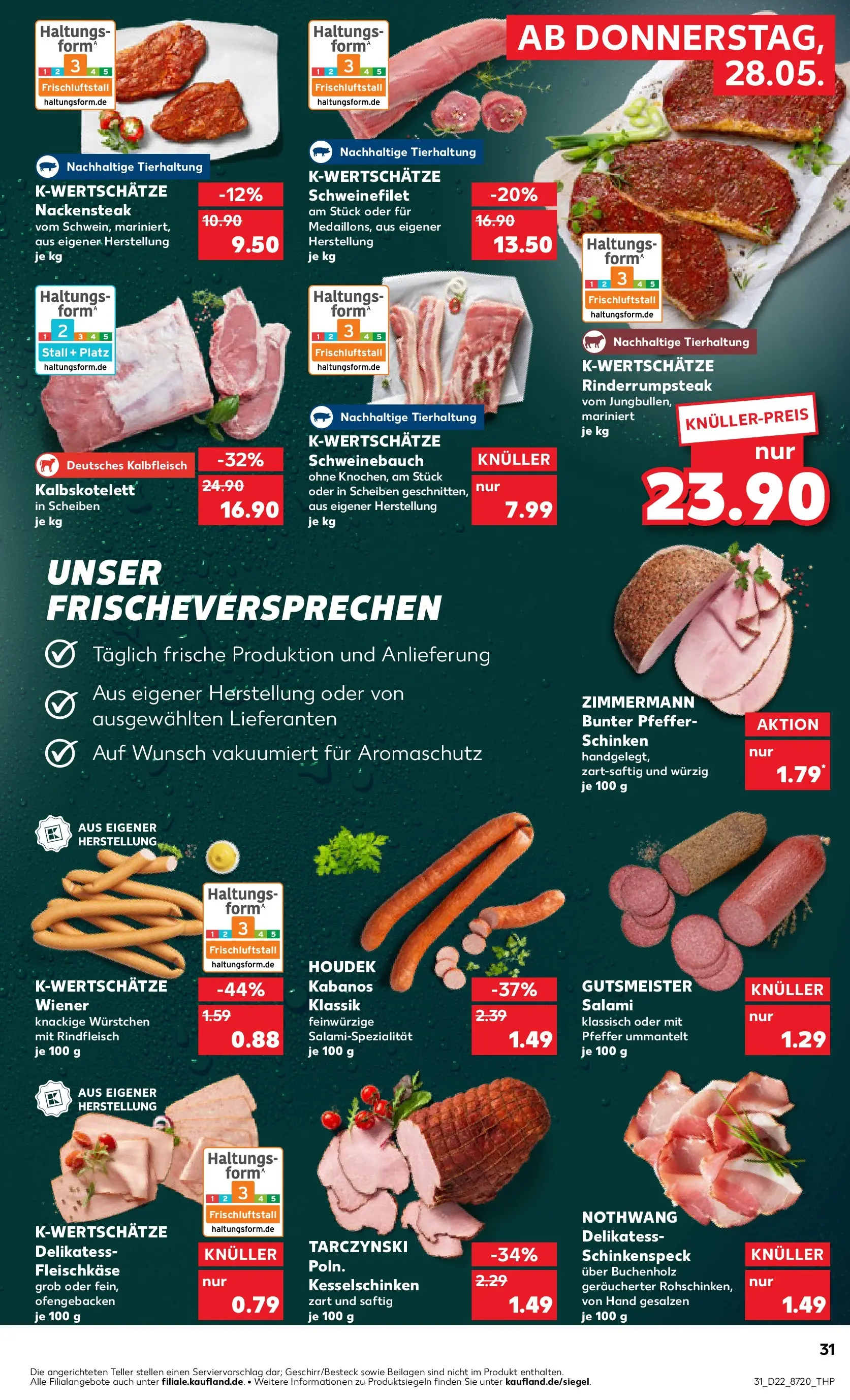 Prospekt Kaufland ab 26.05.2026 » Angebote und Werbung Online | Seite: 36 | Produkte: Schweinebauch, Pfeffer, Schinken, Rindfleisch Prospekt Kaufland ab 26.05.2026 » Angebote Online zum Blättern | Seite: 36 | Produkte: Schweinebauch, Pfeffer, Schinken, Rindfleisch