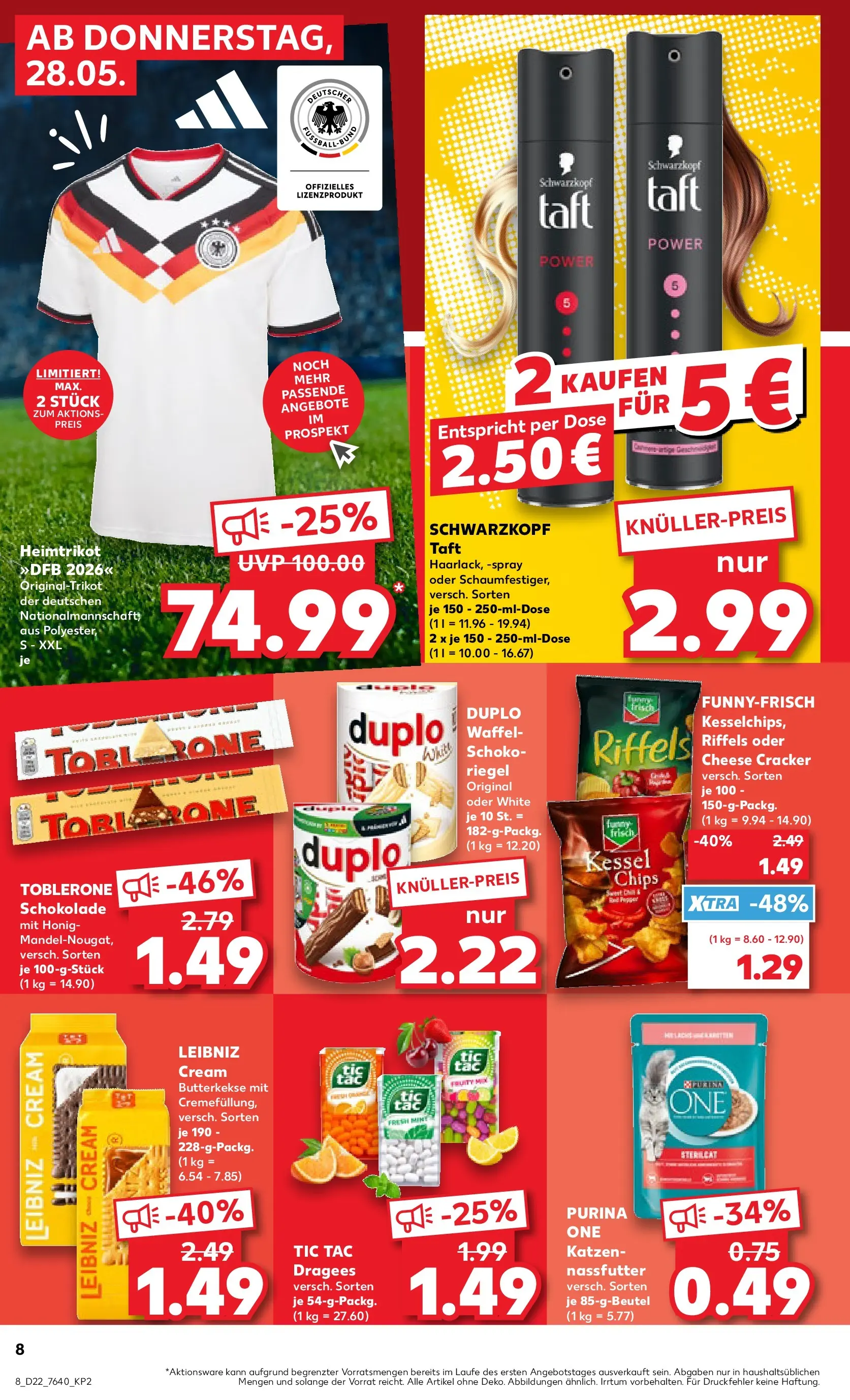 Prospekt Kaufland ab 26.05.2026 » Angebote und Werbung Online | Seite: 13 | Produkte: Purina one, Schokolade, Football, Chips Prospekt Kaufland ab 26.05.2026 » Angebote Online zum Blättern | Seite: 13 | Produkte: Purina one, Schokolade, Football, Chips