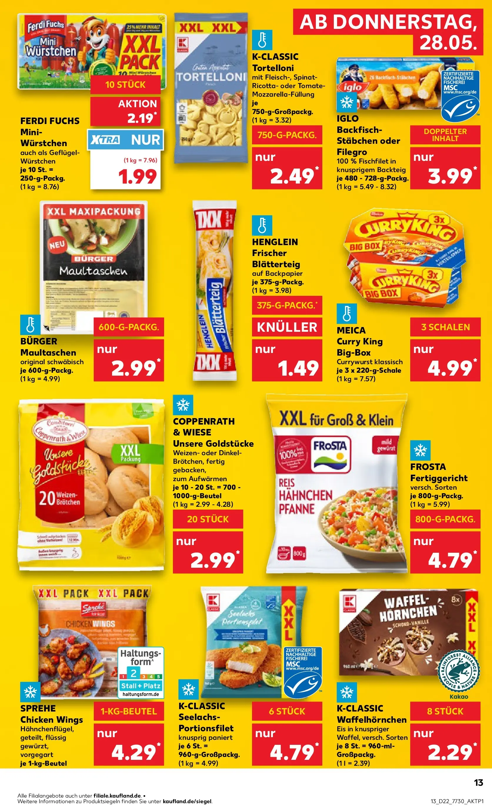 Prospekt Kaufland ab 26.05.2026 » Angebote und Werbung Online | Seite: 18 | Produkte: Box, Iglo, Meica, Eis Prospekt Kaufland ab 26.05.2026 » Angebote Online zum Blättern | Seite: 18 | Produkte: Box, Iglo, Meica, Eis