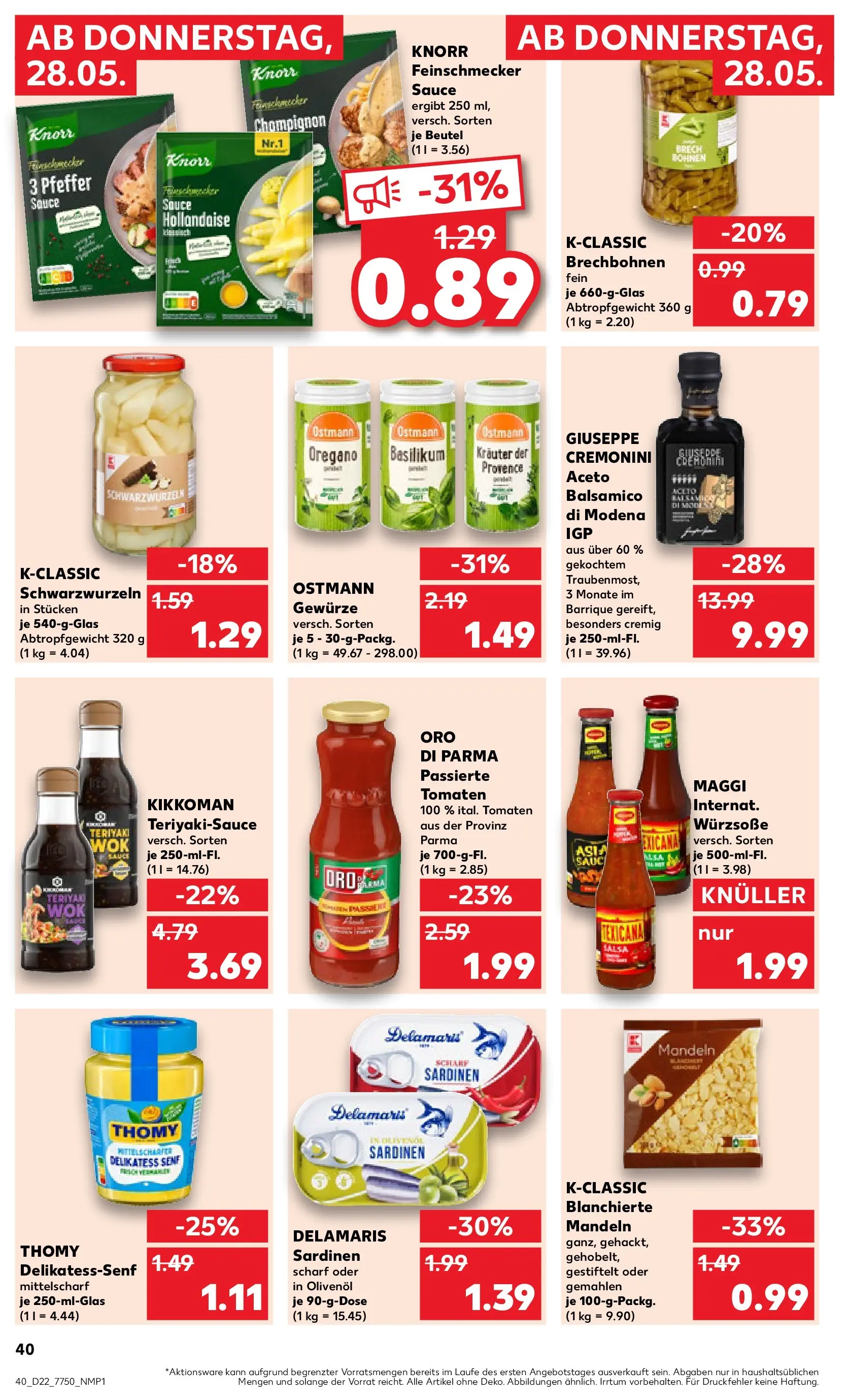 Prospekt Kaufland ab 26.05.2026 » Angebote Online zum Blättern | Seite: 45 | Produkte: Maggi, Olivenol, Tomaten, Gewürze