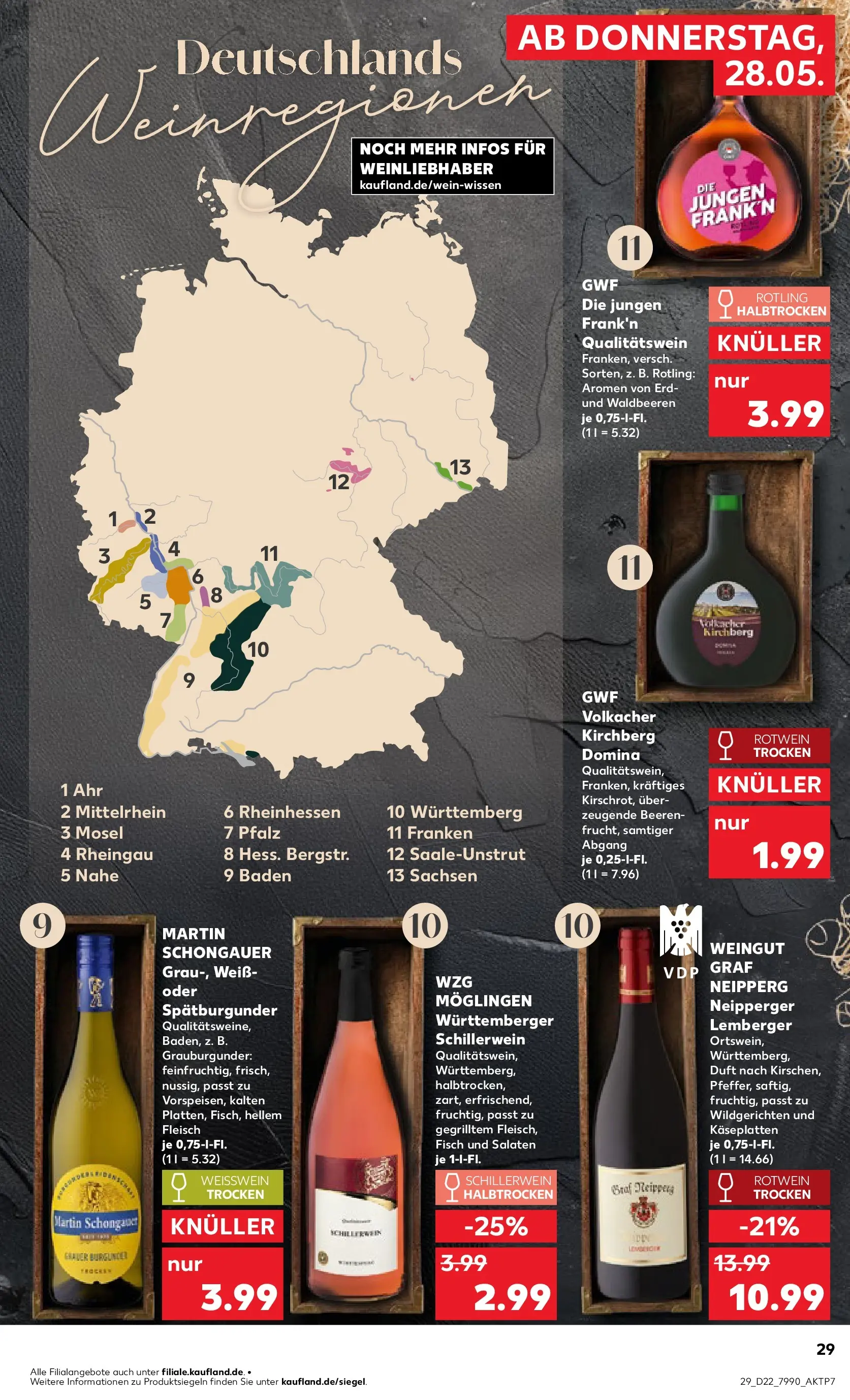 Prospekt Kaufland ab 26.05.2026 » Angebote Online zum Blättern | Seite: 34 | Produkte: Rotwein, Rotwein trocken, Fisch, Fleisch