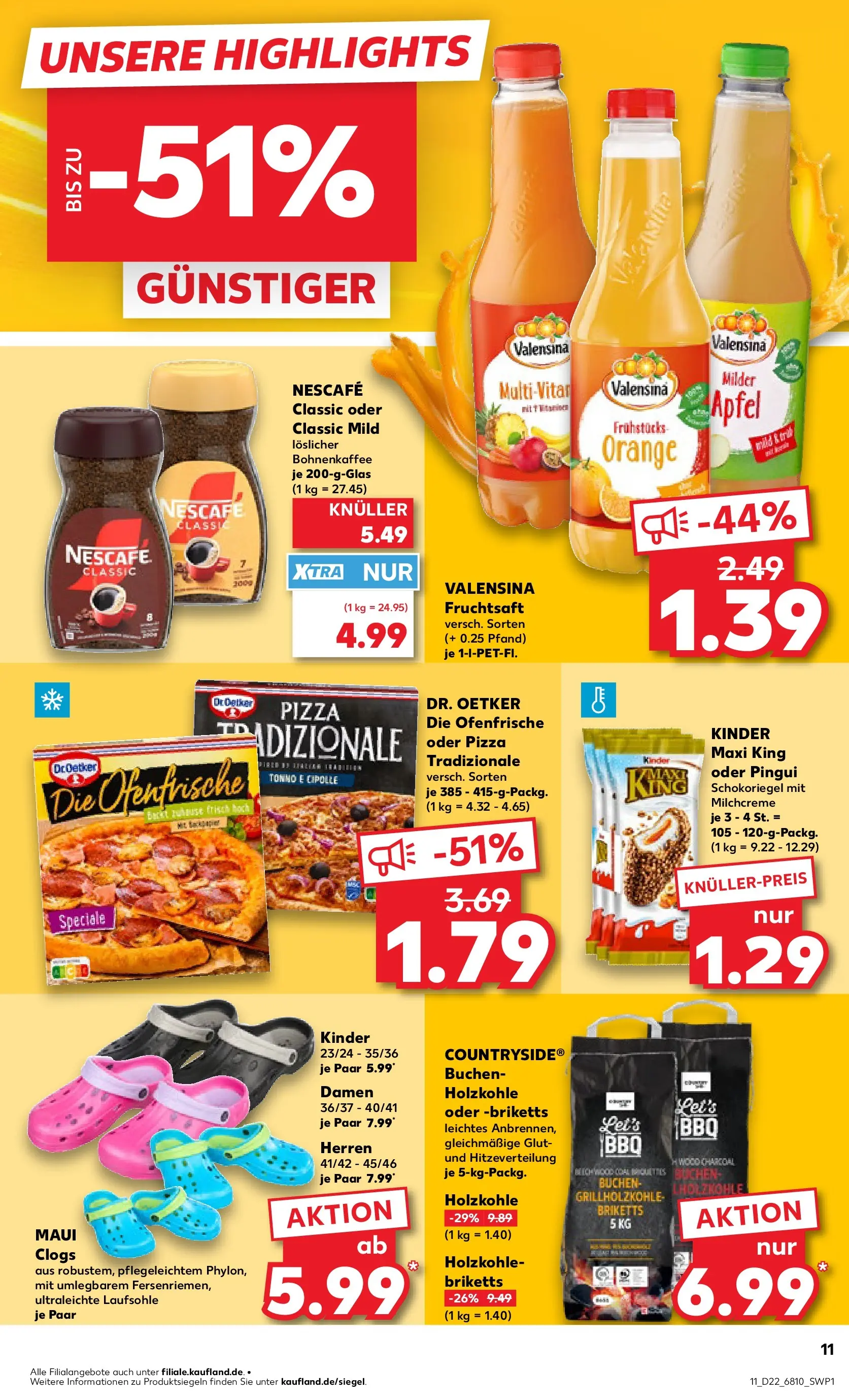 Prospekt Kaufland ab 26.05.2026 » Angebote Online zum Blättern | Seite: 16 | Produkte: Ofenfrische, Nescafe classic, Pizza, Fruchtsaft