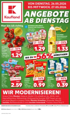 Kaufland Prospekt Menden (Sauerland) ab 26.05.2026 gültig