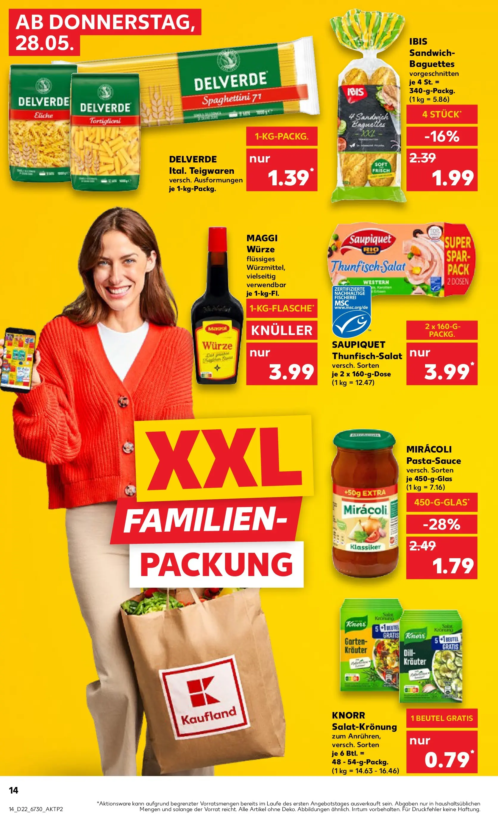 Prospekt Kaufland ab 26.05.2026 » Angebote und Werbung Online | Seite: 19 | Produkte: Thunfisch, Dressing, Dill, Salat Prospekt Kaufland ab 26.05.2026 » Angebote Online zum Blättern | Seite: 19 | Produkte: Thunfisch, Dressing, Dill, Salat