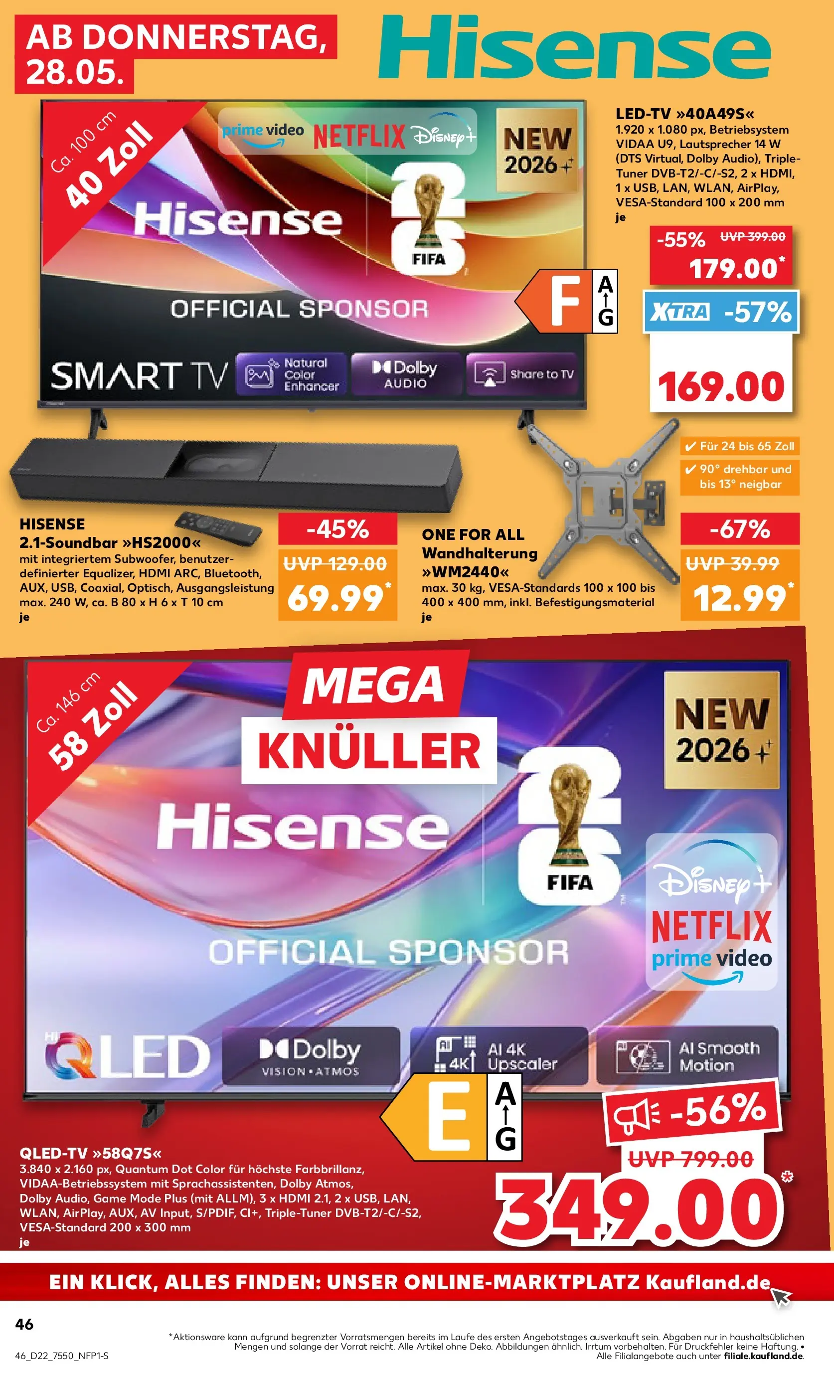 Prospekt Kaufland ab 26.05.2026 » Angebote und Werbung Online | Seite: 51 Prospekt Kaufland ab 26.05.2026 » Angebote Online zum Blättern | Seite: 51